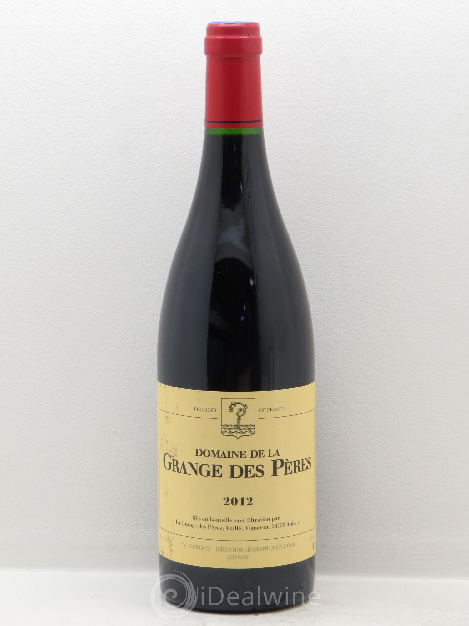 Pays d'Hérault Grange des Pères Laurent Vaillé 2012 - Lot de 1 bouteille - 0