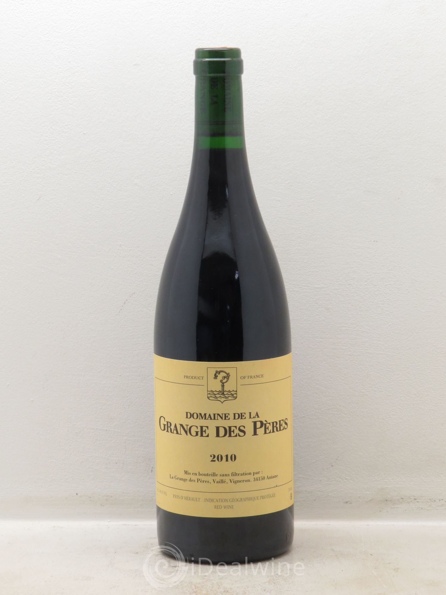 Pays d'Hérault Grange des Pères Laurent Vaillé 2010 - Lot de 1 bouteille - 0