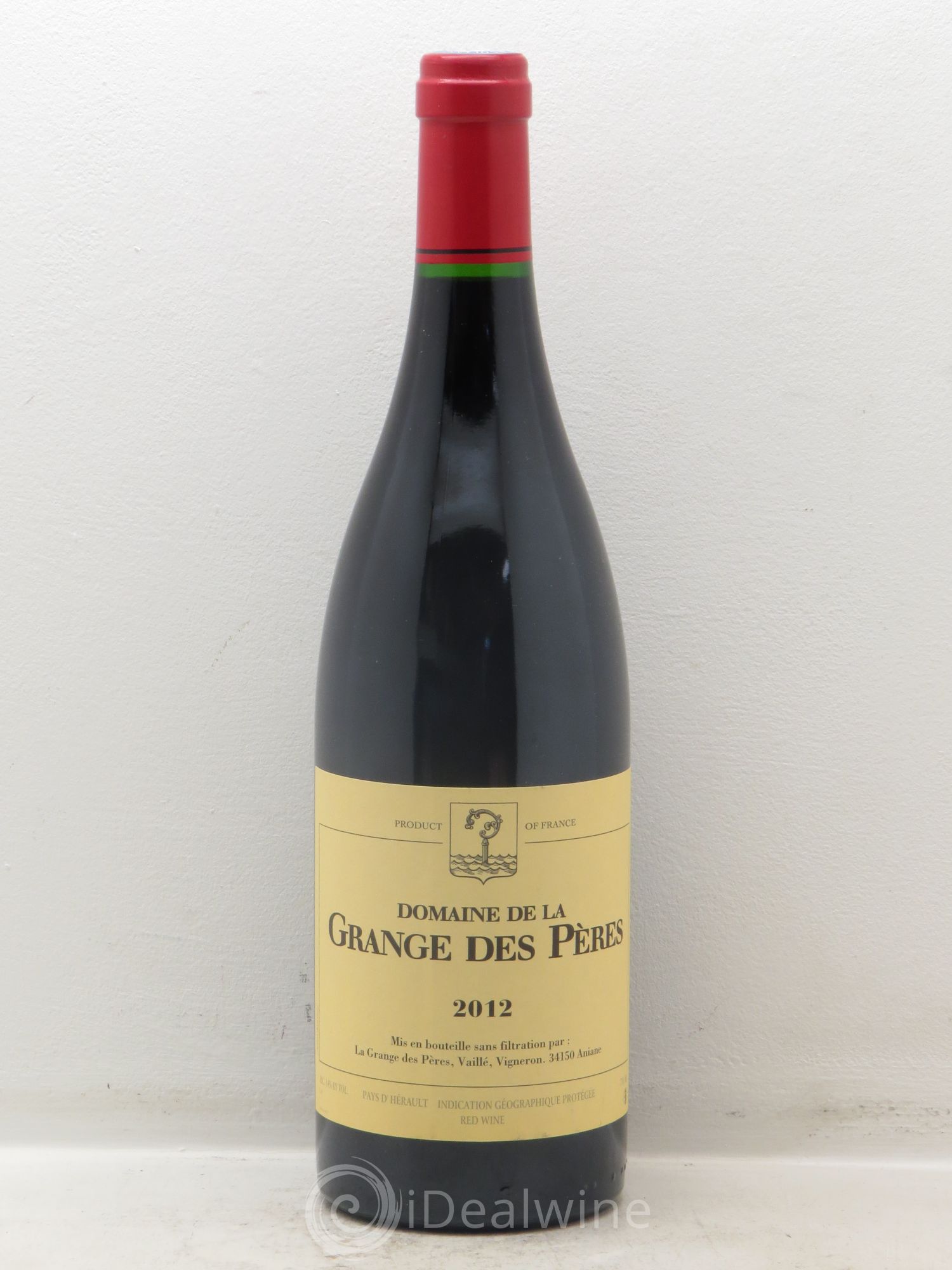 Pays d'Hérault Grange des Pères Laurent Vaillé 2012 - Lot de 1 bouteille - 0