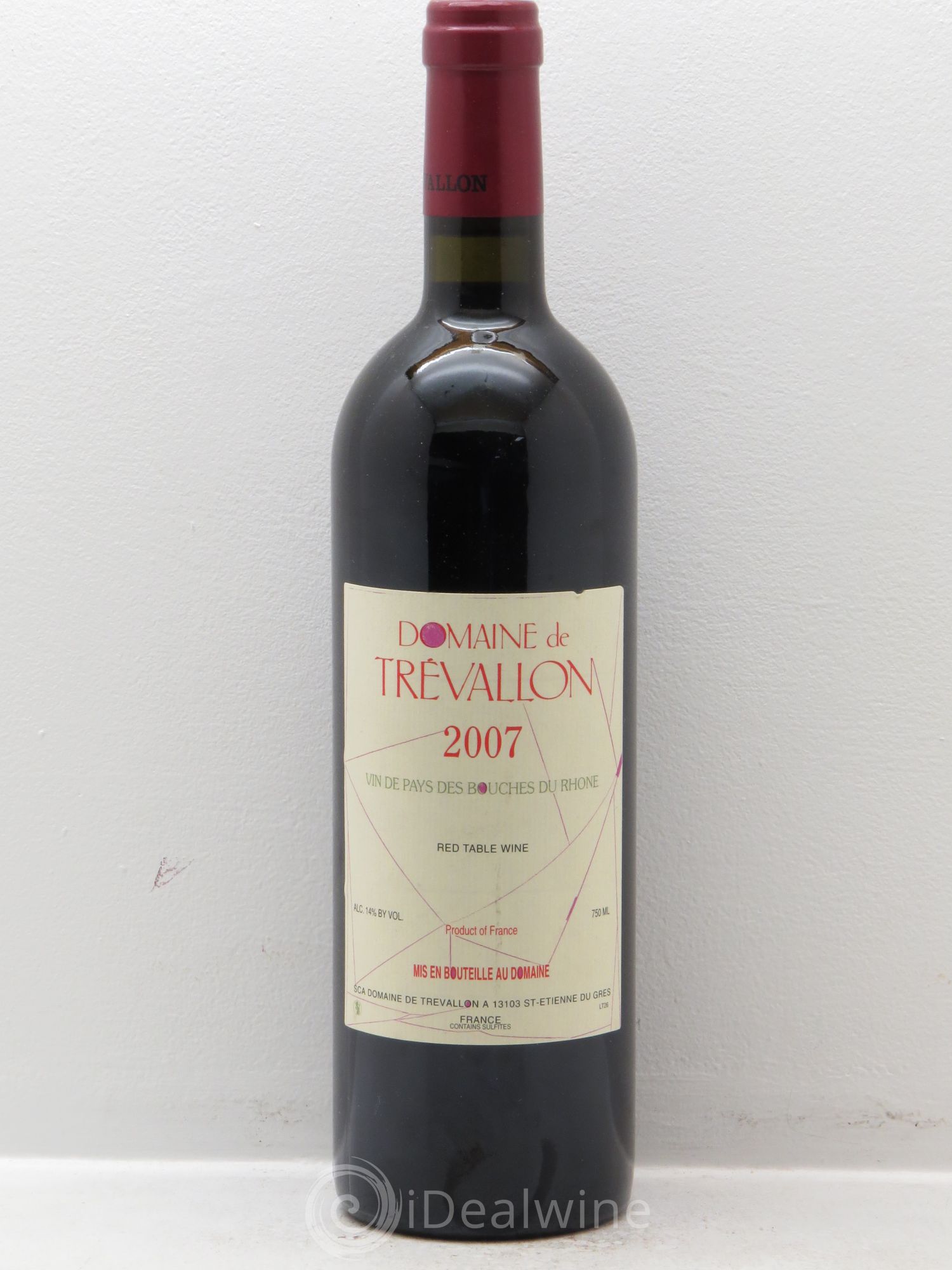 VDP Bouches du Rhône Trévallon (Domaine de) Eloi Dürrbach 2007 - Lot de 1 bouteille - 0