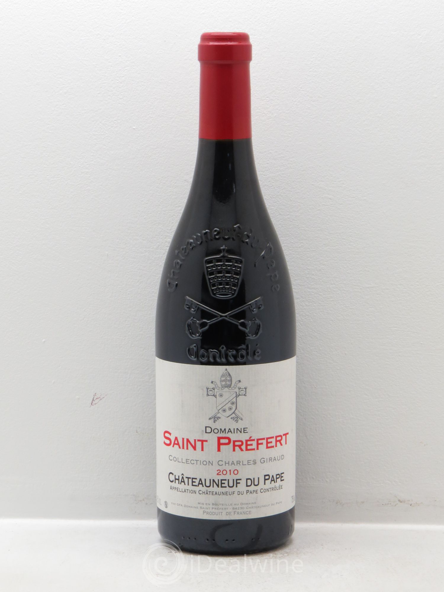 Châteauneuf-du-Pape Collection Charles Giraud Domaine Saint-Préfert 2010 - Lot de 1 bouteille - 0