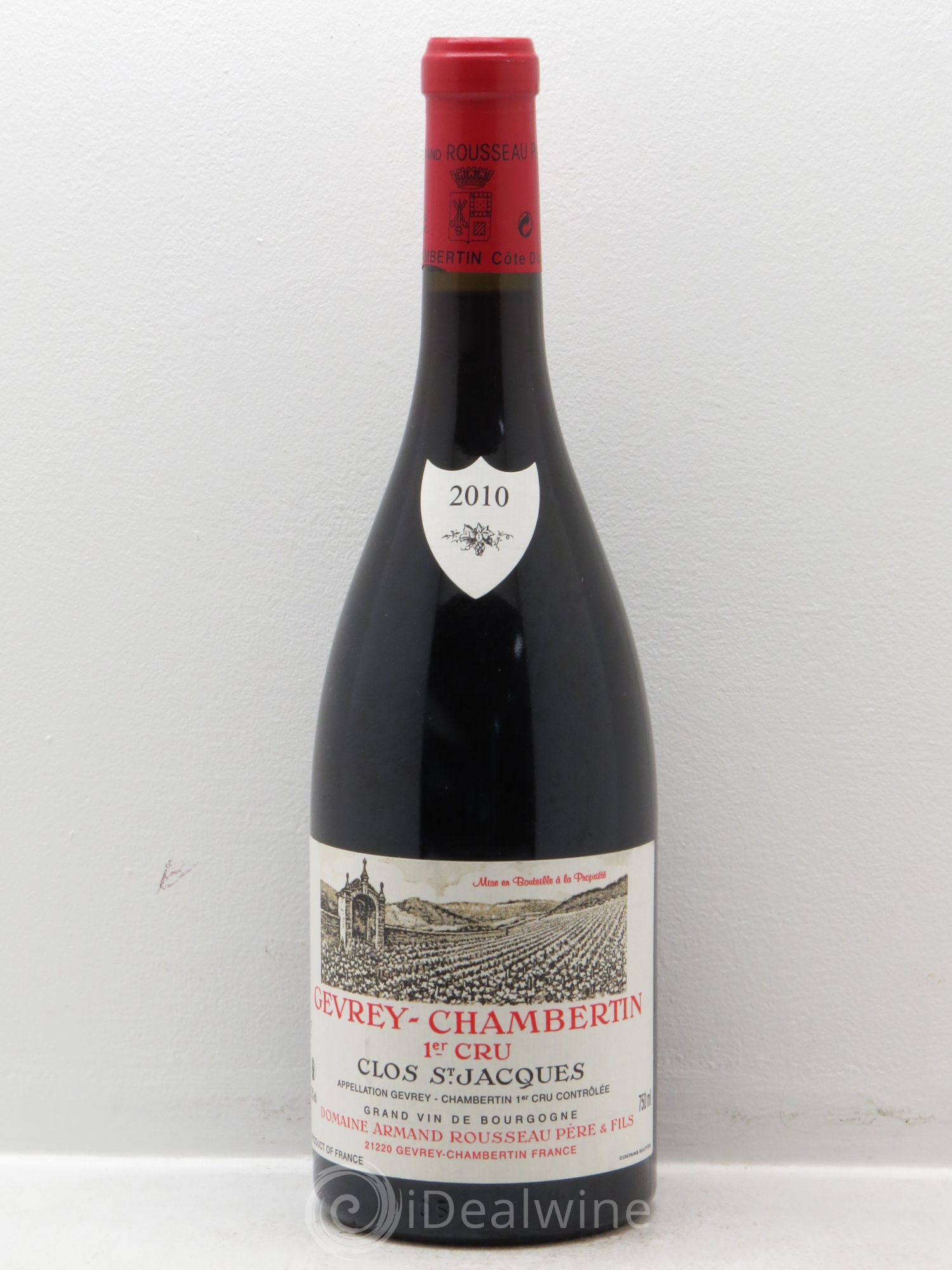 Gevrey-Chambertin 1er Cru Clos Saint-Jacques Armand Rousseau (Domaine) 2010 - Lot de 1 bouteille - 0