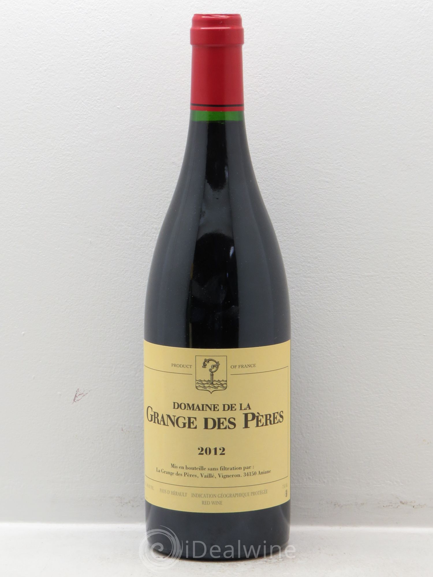 Pays d'Hérault Grange des Pères Laurent Vaillé 2012 - Lot de 1 bouteille - 0