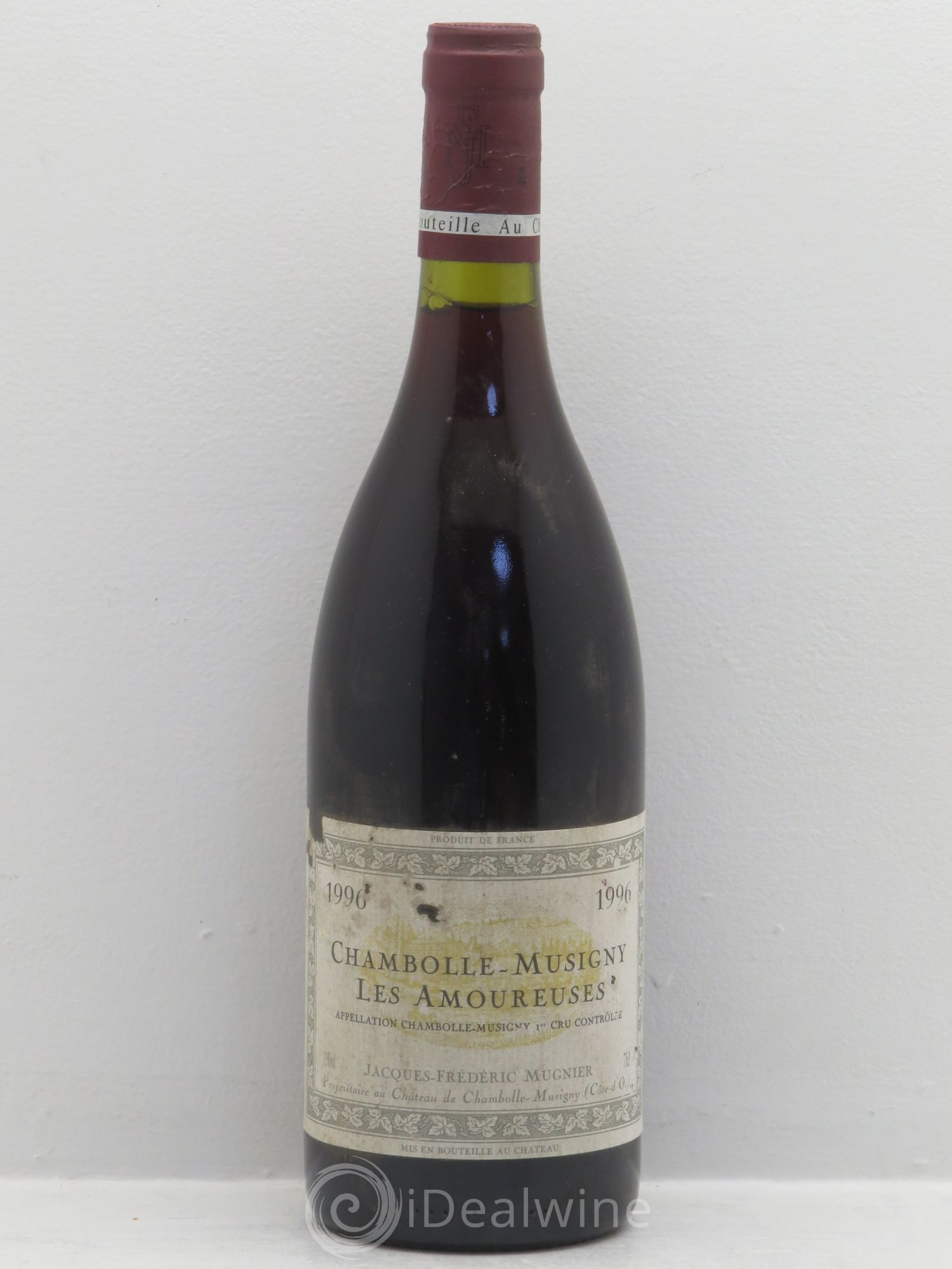 Chambolle-Musigny 1er Cru Les Amoureuses Jacques-Frédéric Mugnier 1996 - Lot de 1 bouteille - 0