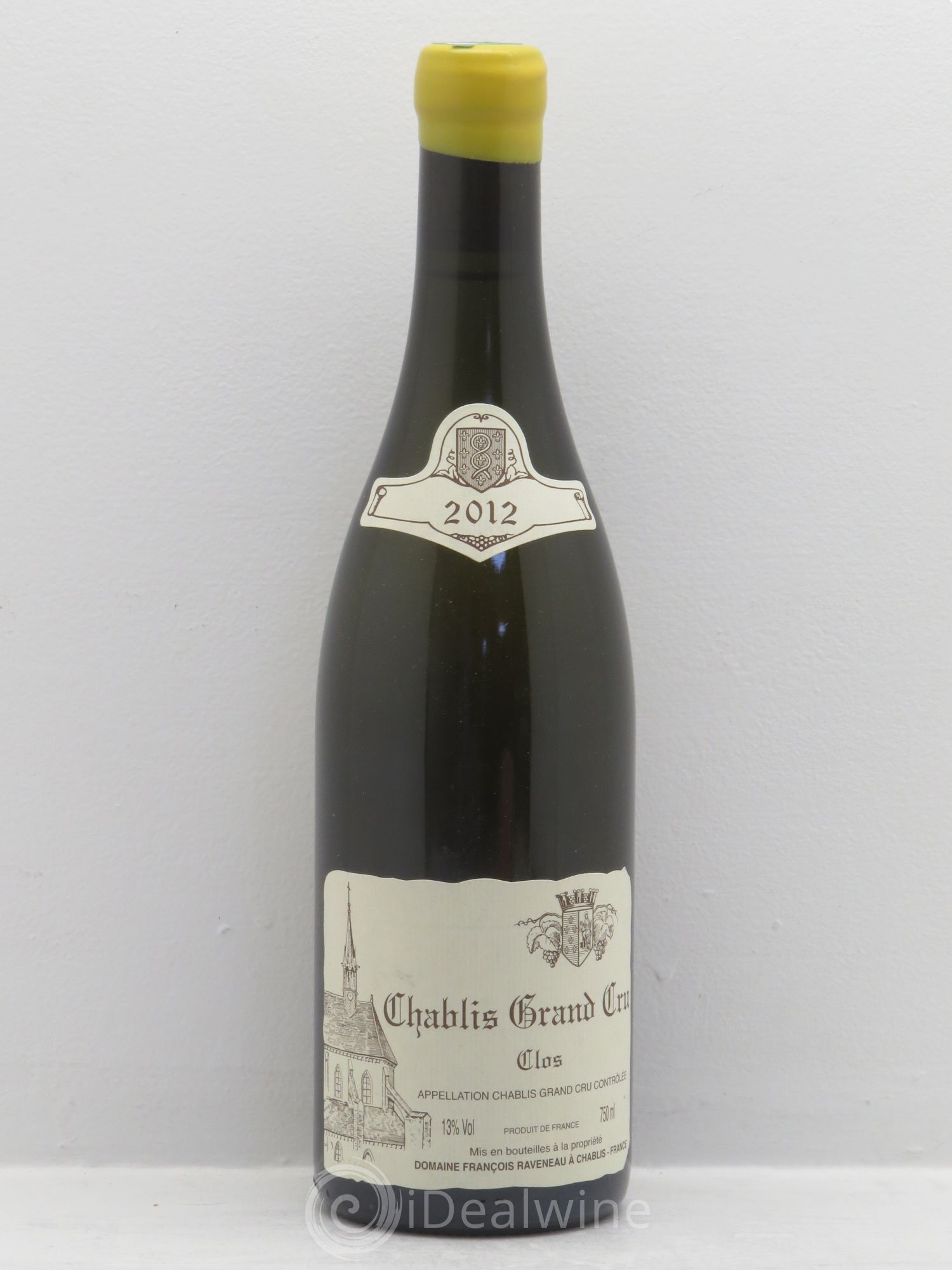 Chablis Grand Cru Clos Raveneau (Domaine) 2012 - Lot de 1 bouteille - 0