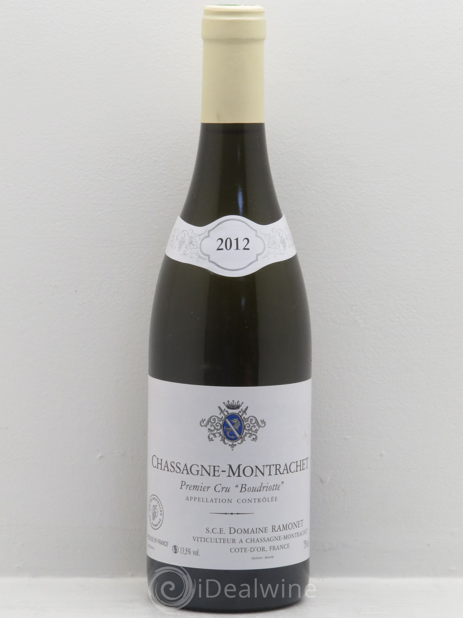 Chassagne-Montrachet 1er Cru Boudriotte Ramonet (Domaine) 2012 - Lot de 1 bouteille - 0