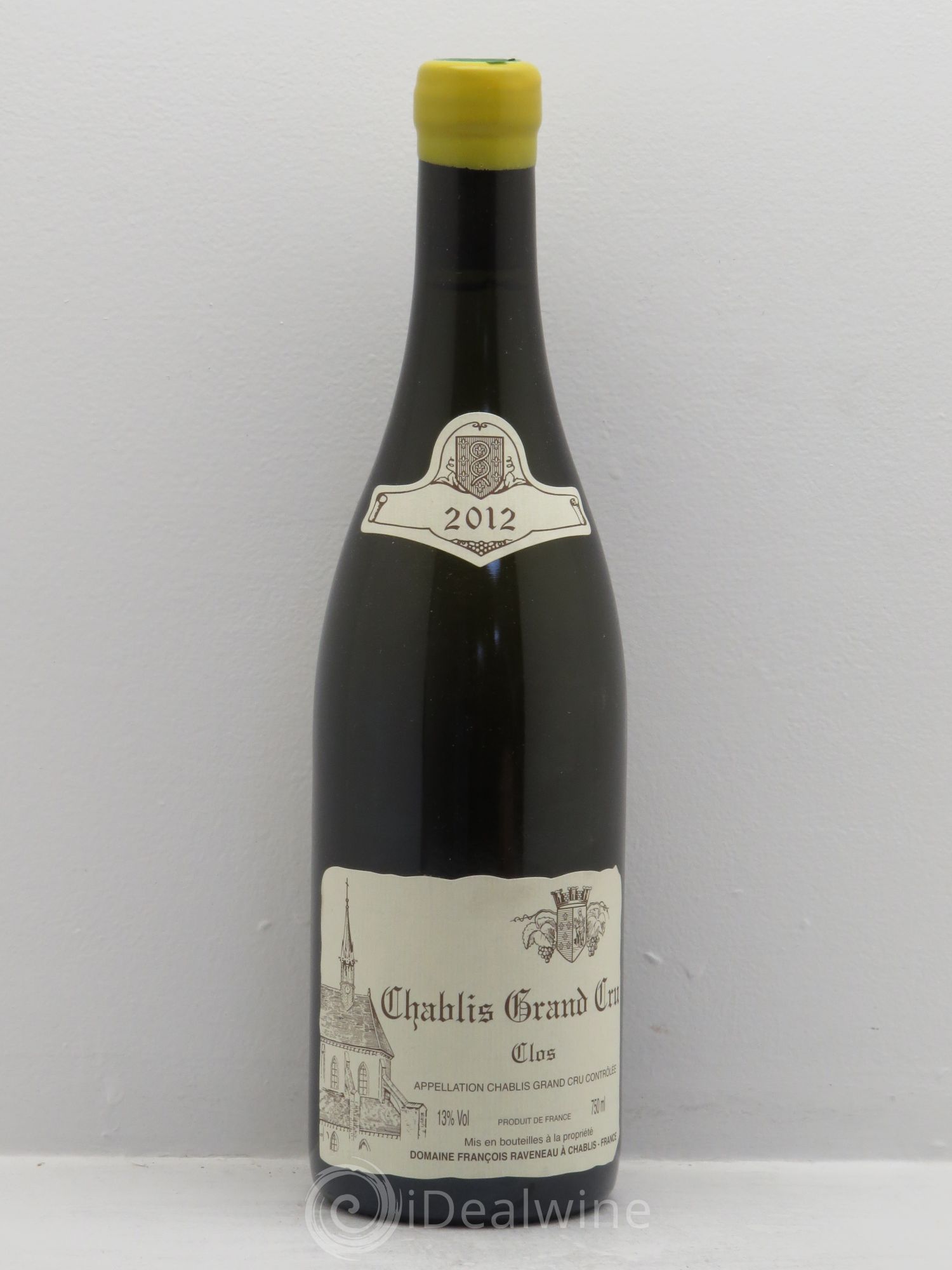 Chablis Grand Cru Clos Raveneau (Domaine) 2012 - Lot de 1 bouteille - 0
