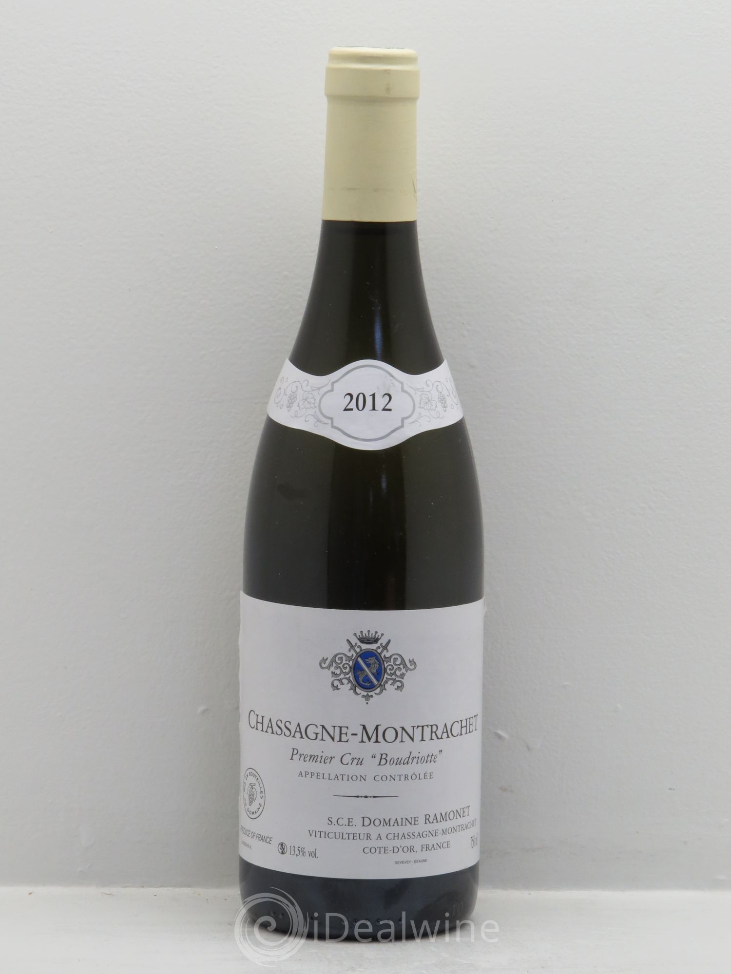Chassagne-Montrachet 1er Cru Boudriotte Ramonet (Domaine) 2012 - Lot de 1 bouteille - 0