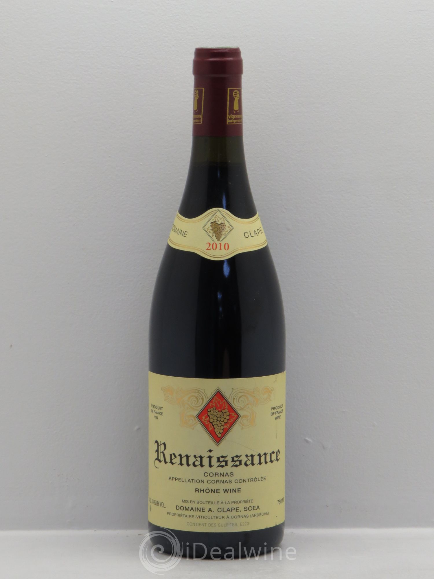 Cornas Renaissance Auguste Clape 2010 - Lot de 1 bouteille - 0