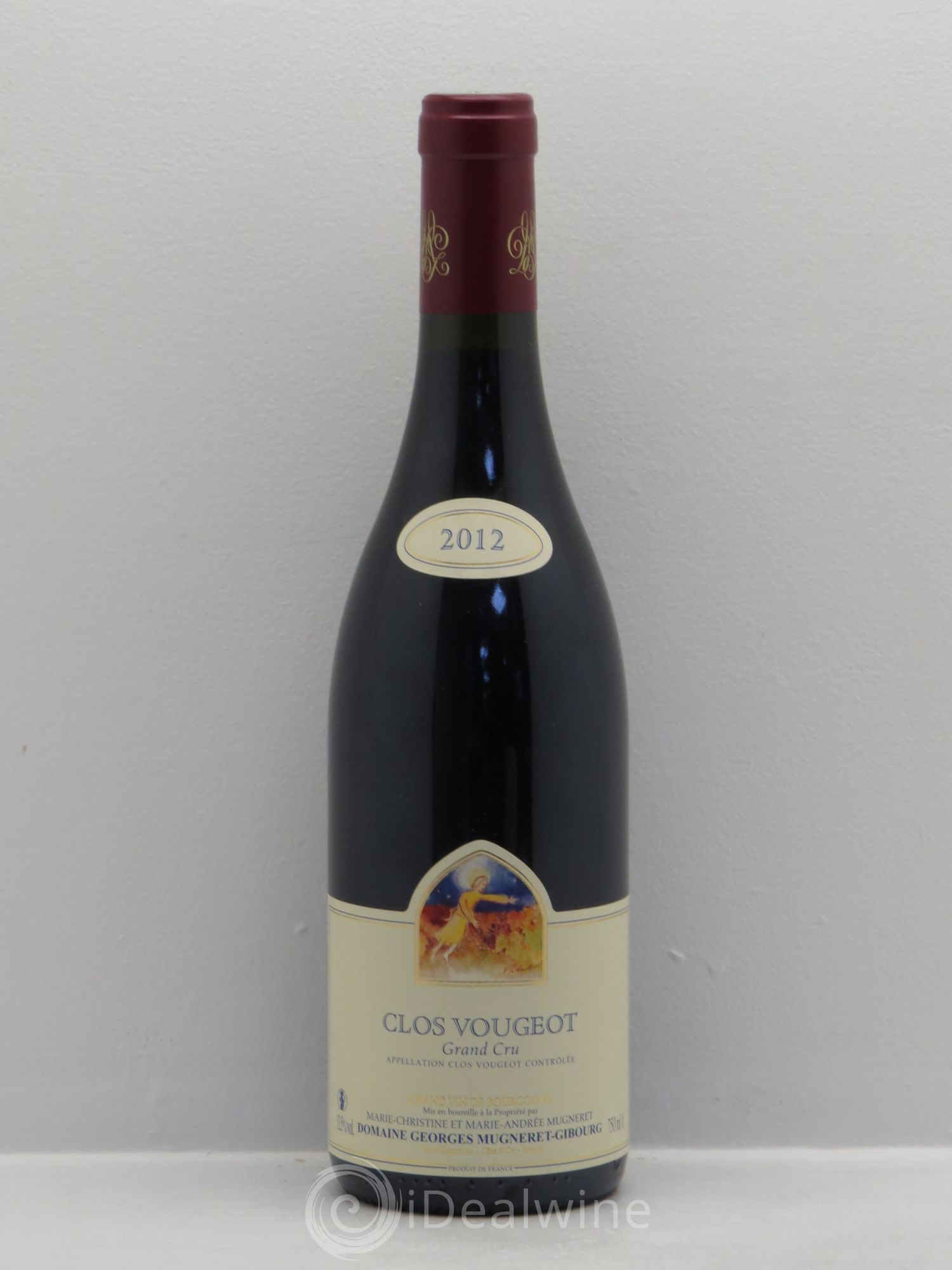 Clos de Vougeot Grand Cru Mugneret-Gibourg (Domaine) 2012 - Lot de 1 bouteille - 0