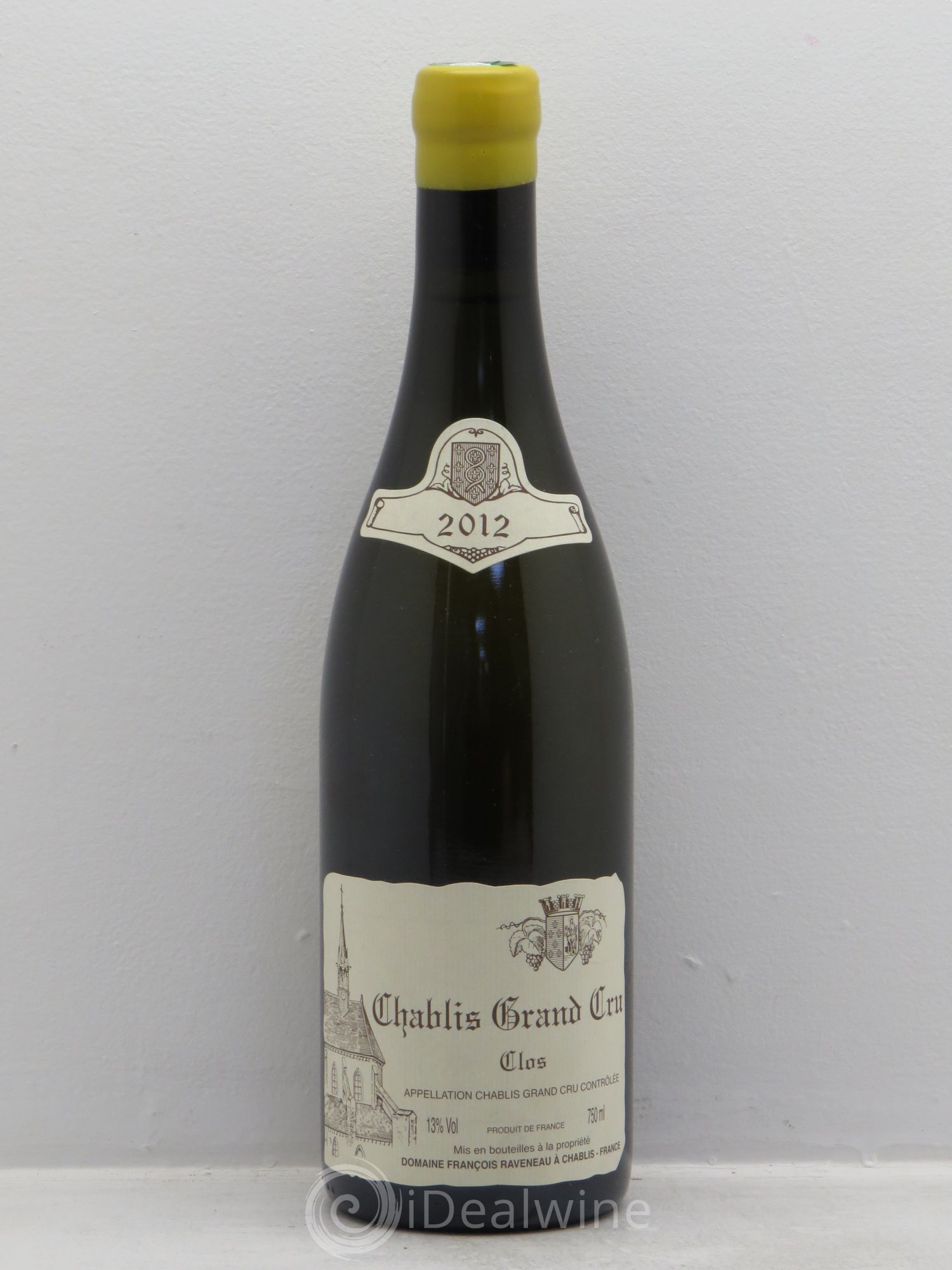 Chablis Grand Cru Clos Raveneau (Domaine) 2012 - Lot de 1 bouteille - 0