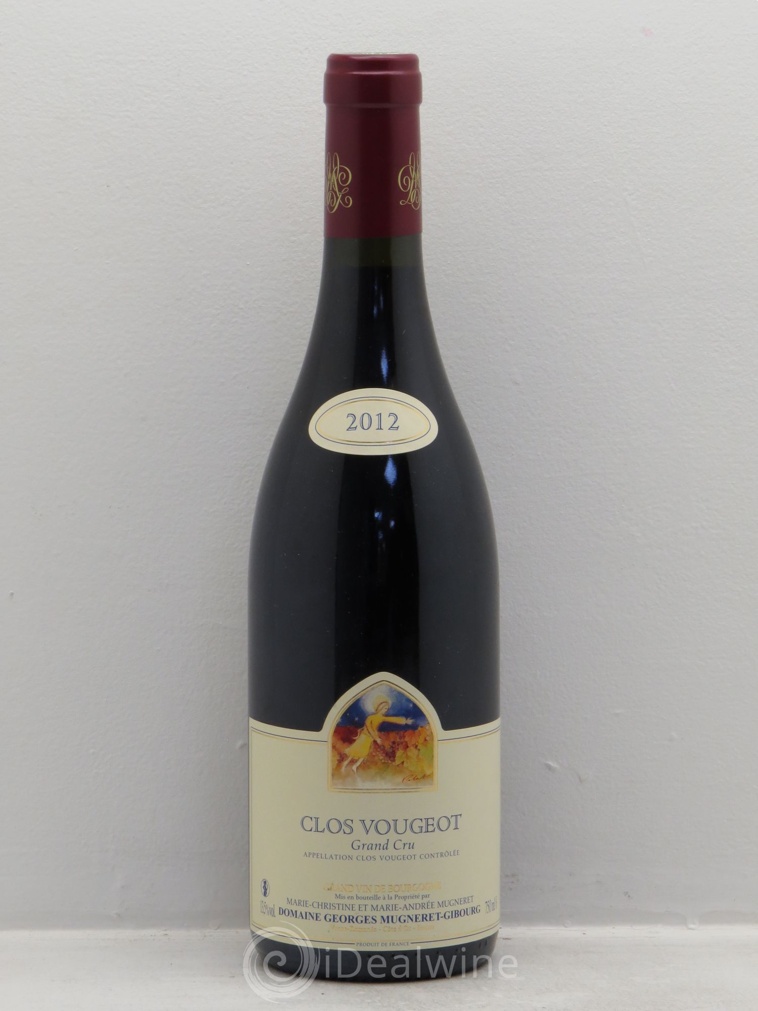Clos de Vougeot Grand Cru Mugneret-Gibourg (Domaine) 2012 - Lot de 1 bouteille - 0