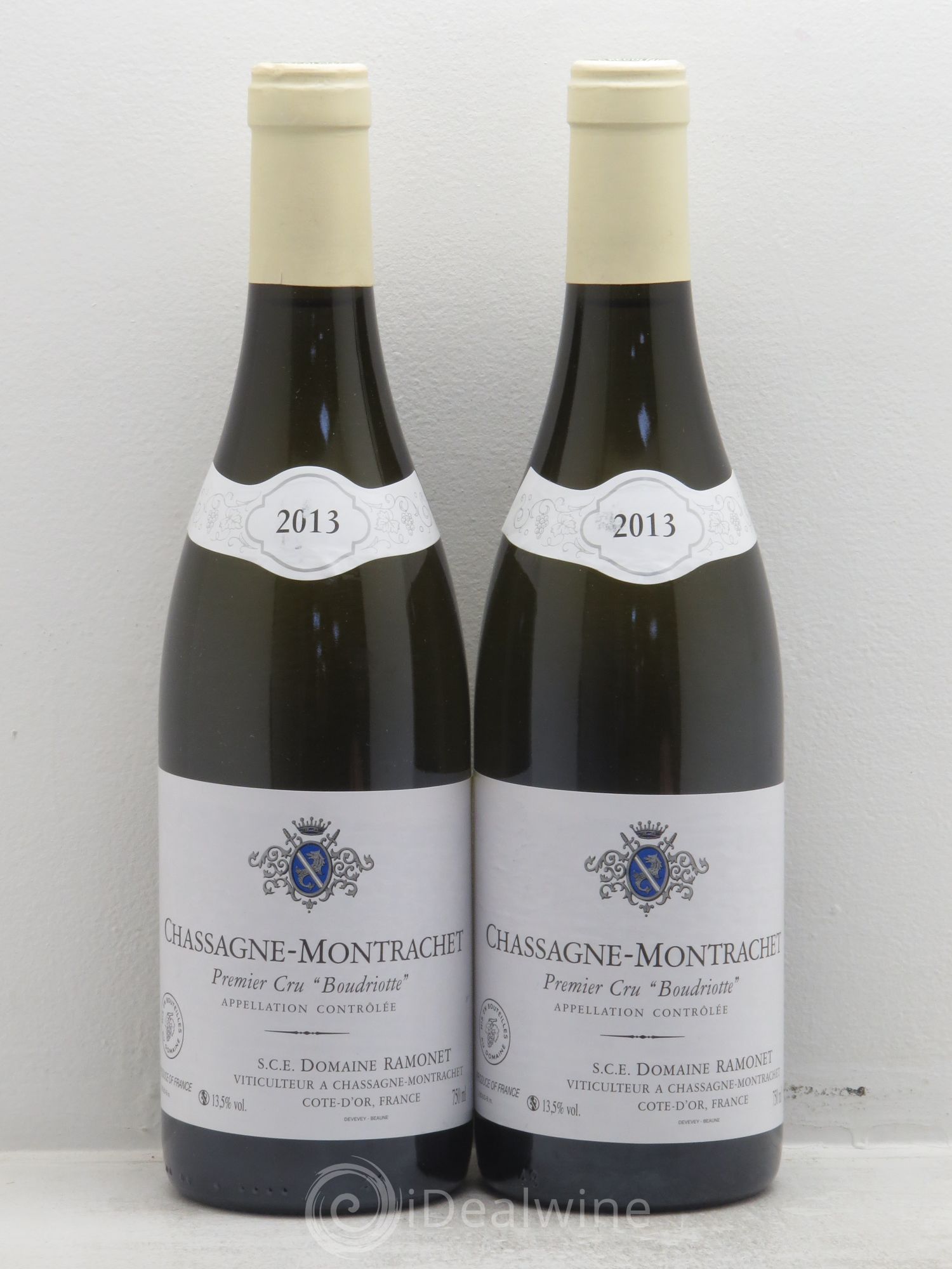 Chassagne-Montrachet 1er Cru Boudriotte Ramonet (Domaine) 2013 - Lot de 2 bouteilles - 0