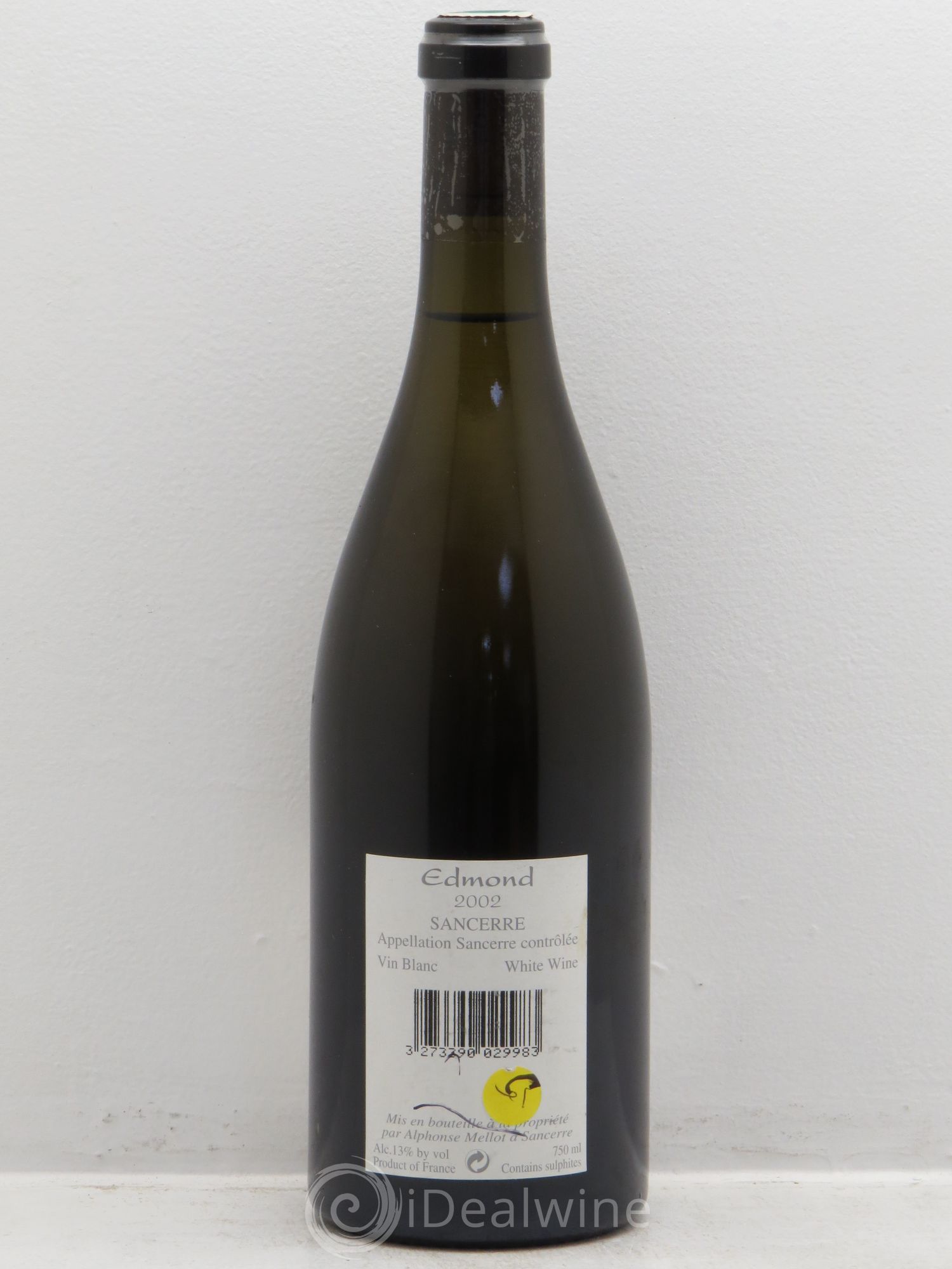 Sancerre Cuvée Edmond Alphonse Mellot 2002 - Lot de 1 bouteille - 1