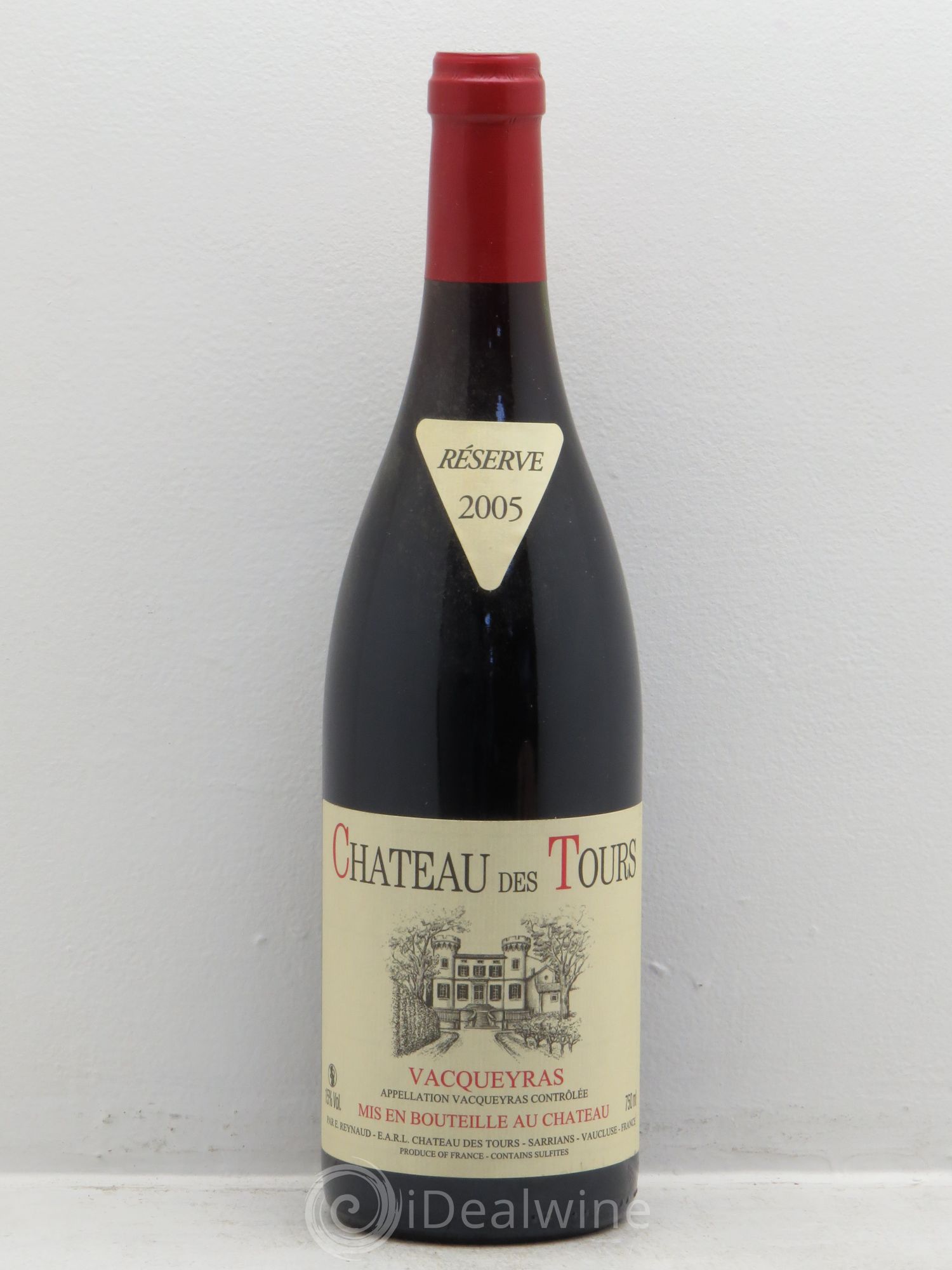 Vacqueyras Château des Tours Emmanuel Reynaud 2005 - Lot de 1 bouteille - 0