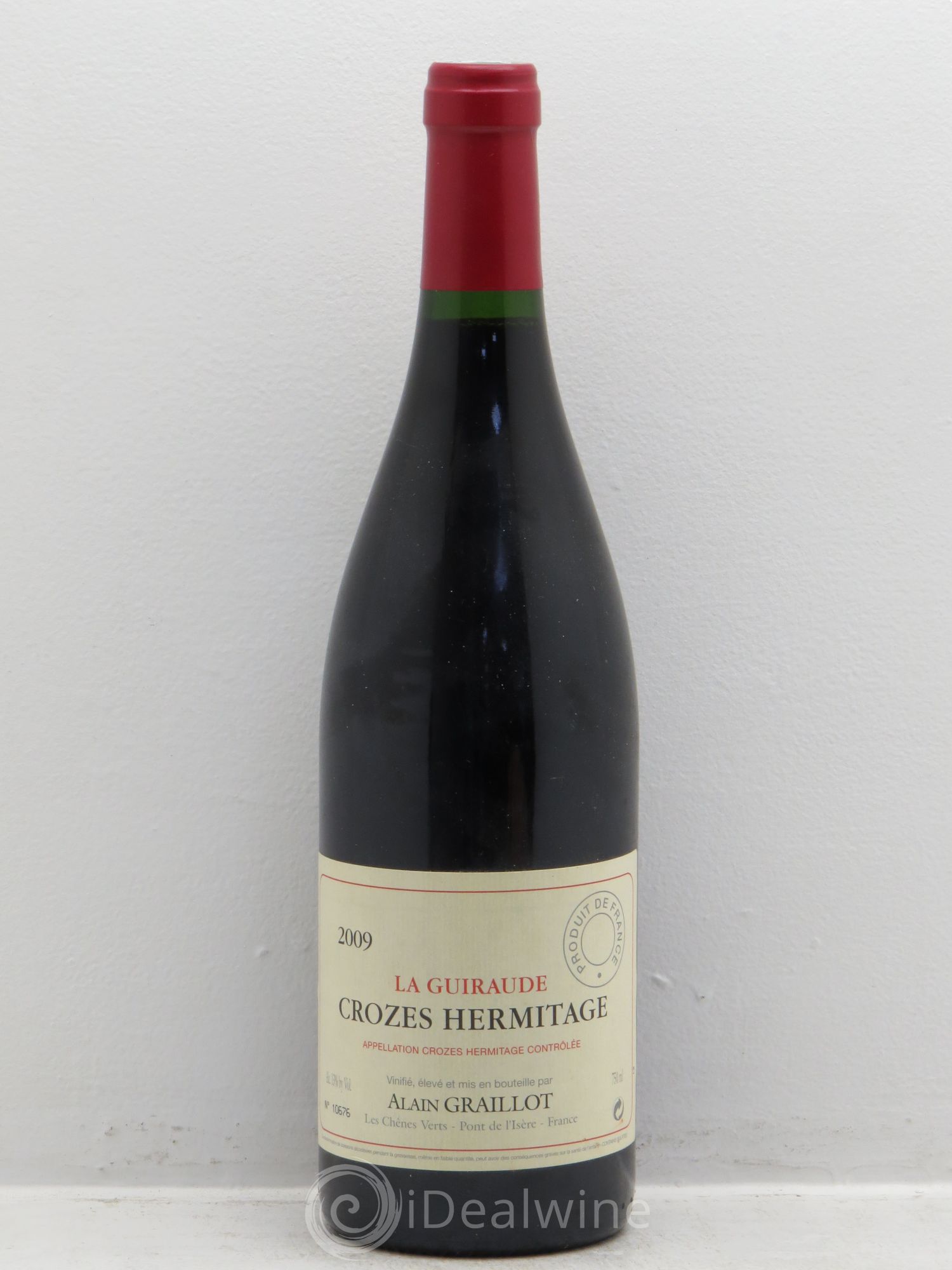 Crozes-Hermitage La Guiraude Domaine Graillot 2009 - Lot de 1 bouteille - 0