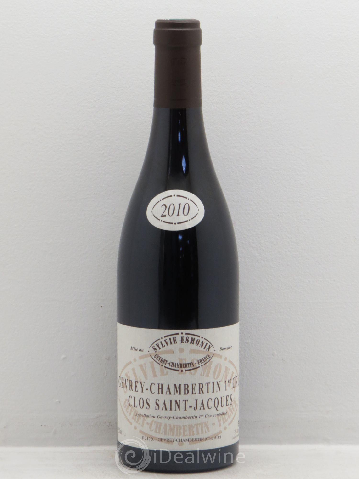 Gevrey-Chambertin 1er Cru Clos Saint Jacques Sylvie Esmonin 2010 - Lot de 1 bouteille - 0