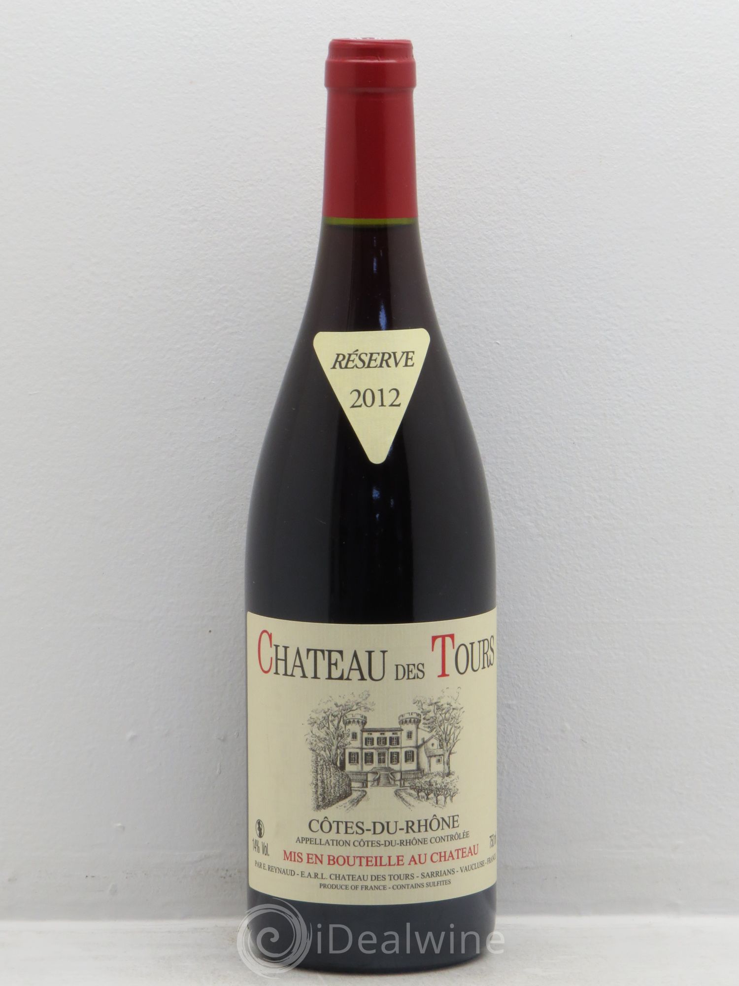 Côtes-du-Rhône Château des Tours Emmanuel Reynaud 2012 - Lot de 1 bouteille - 0