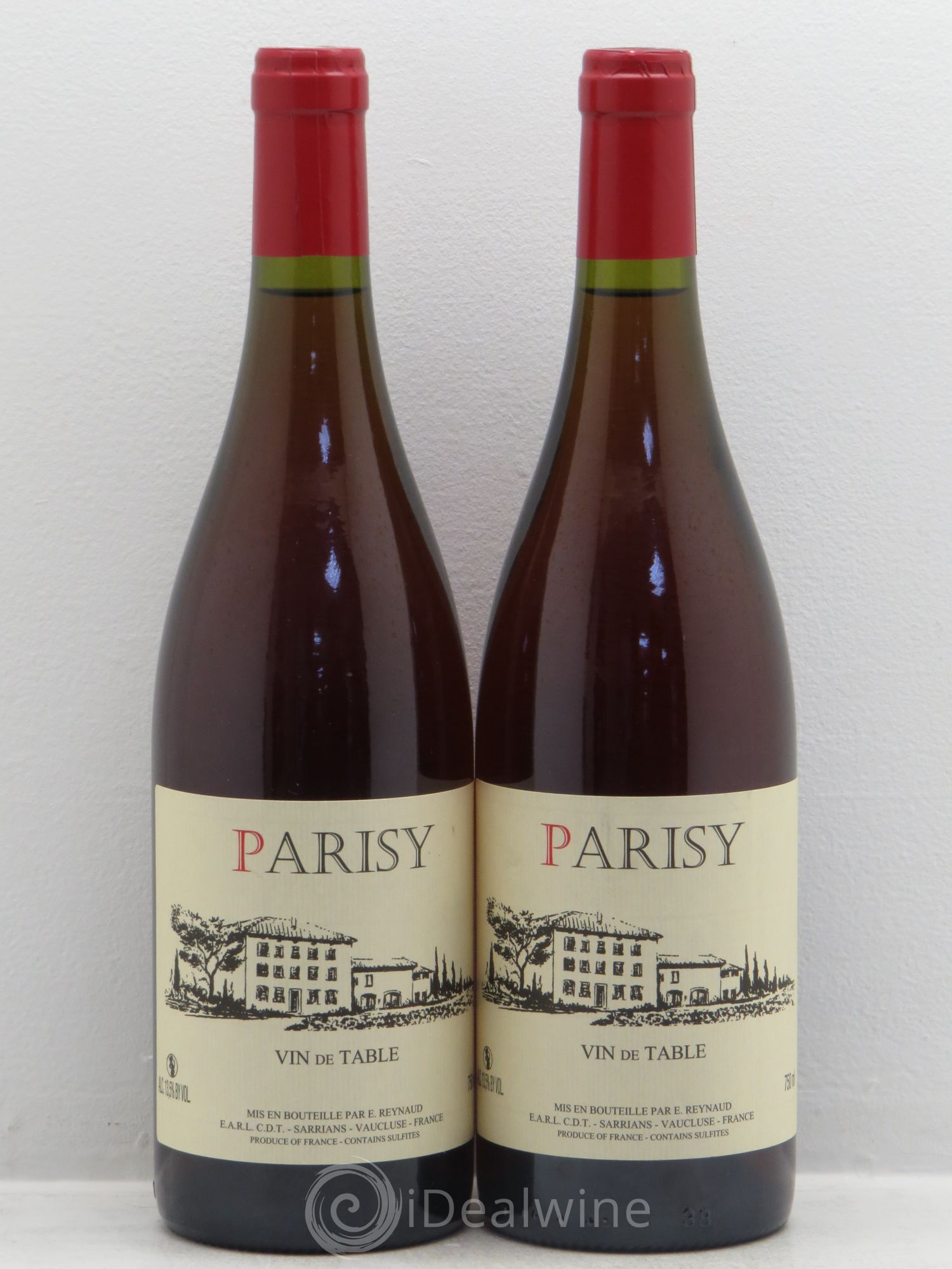Vin de Table Parisy Emmanuel Reynaud - Lot de 2 bouteilles - 0