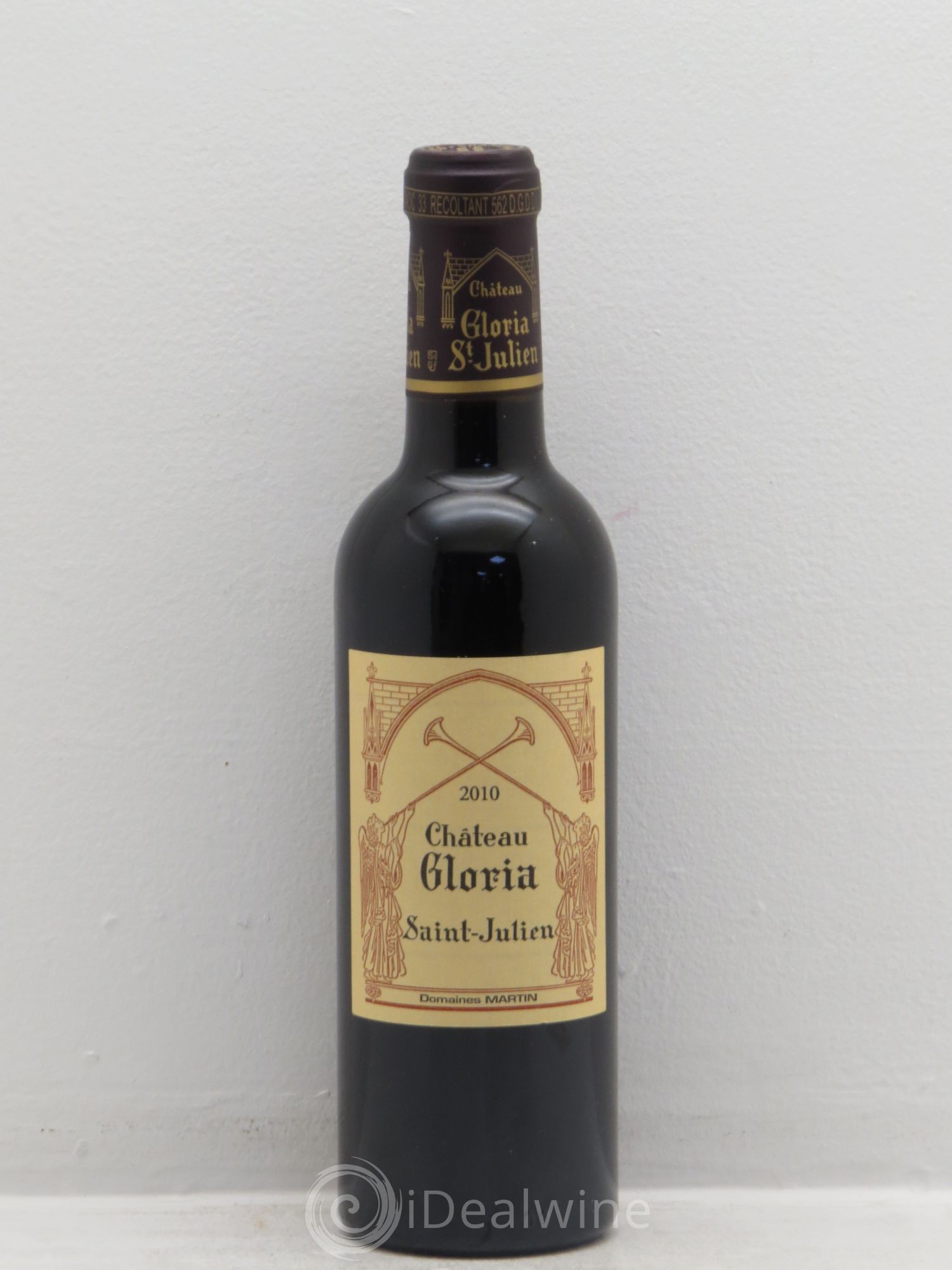 Château Gloria 2010 - Lot de 1 demi bouteille - 0