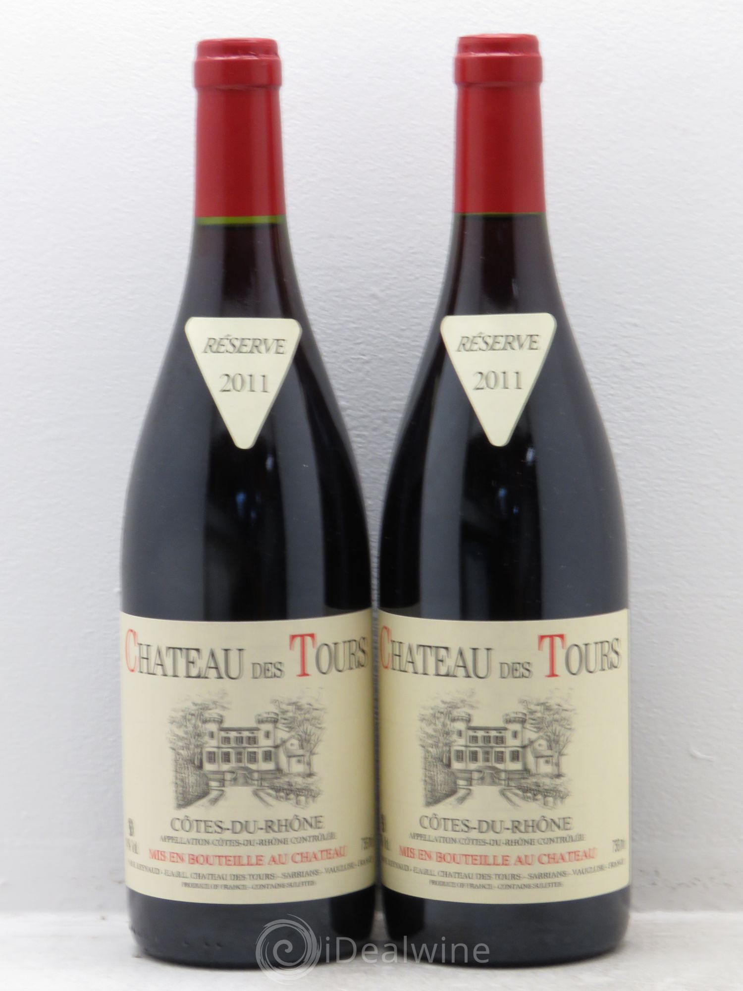 Côtes-du-Rhône Château des Tours Emmanuel Reynaud 2011 - Lot de 2 bouteilles - 0