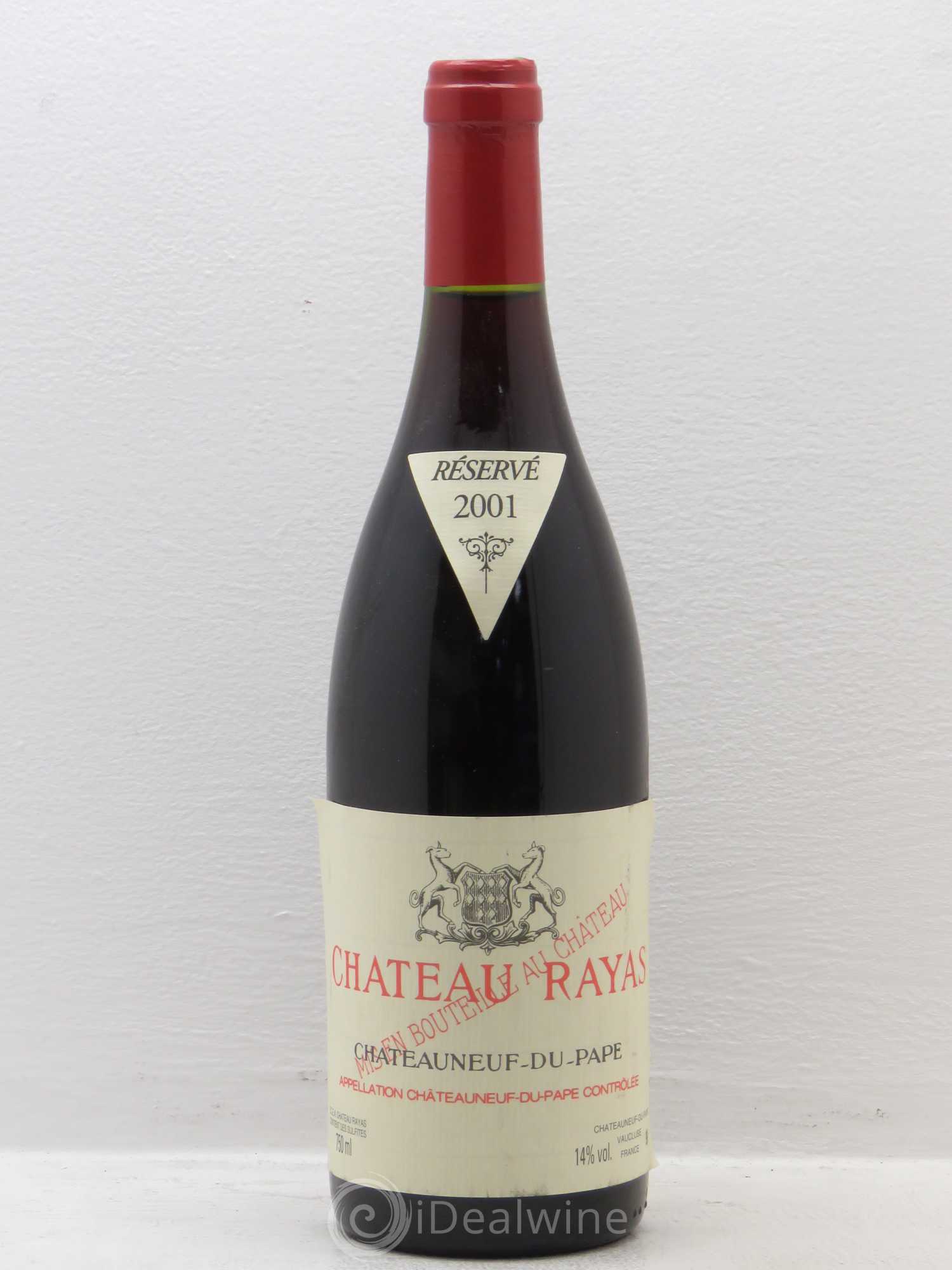 Châteauneuf-du-Pape Château Rayas Emmanuel Reynaud 2001 - Lot de 1 bouteille - 0