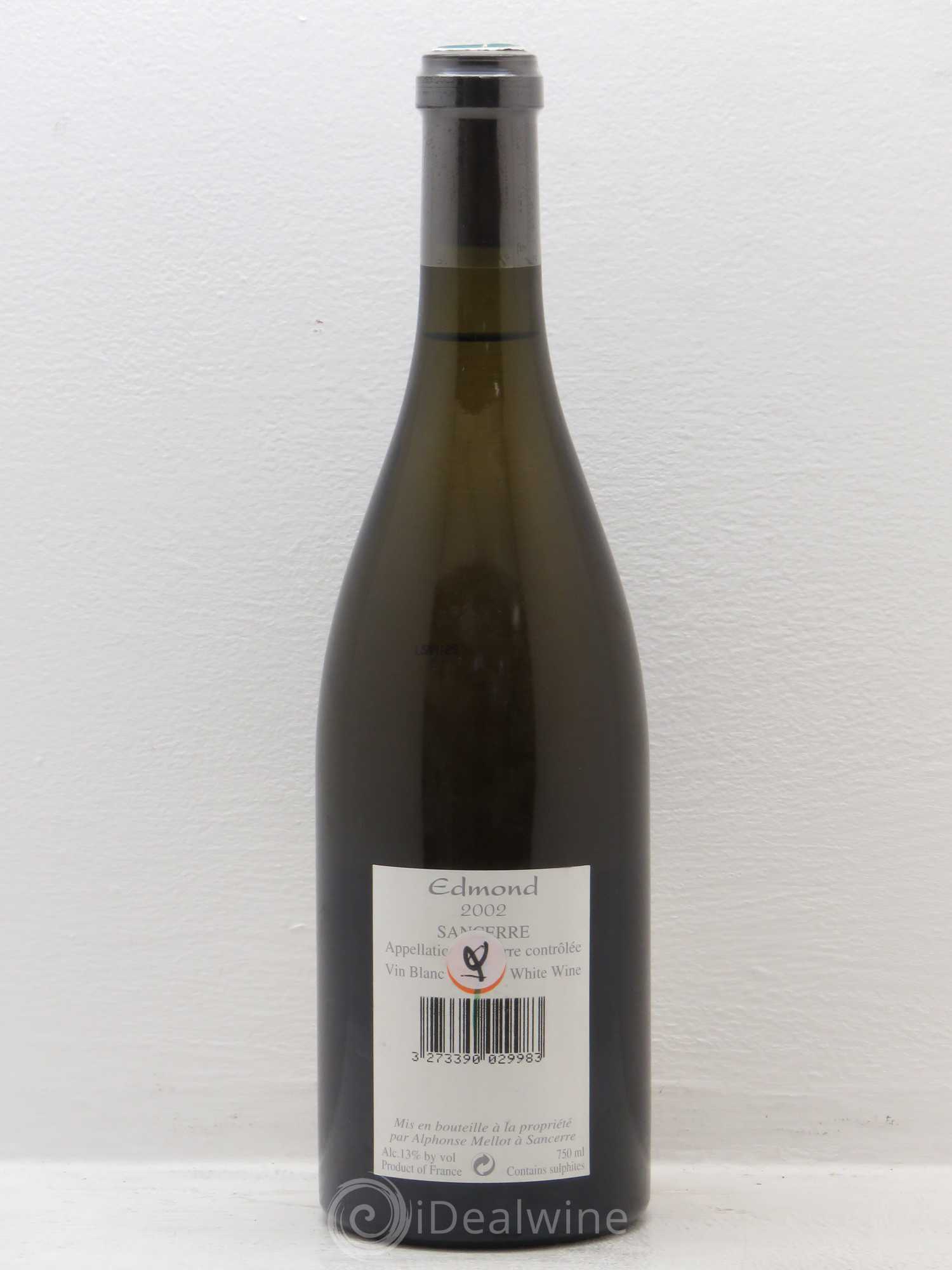 Sancerre Cuvée Edmond Alphonse Mellot 2002 - Lot de 1 bouteille - 1