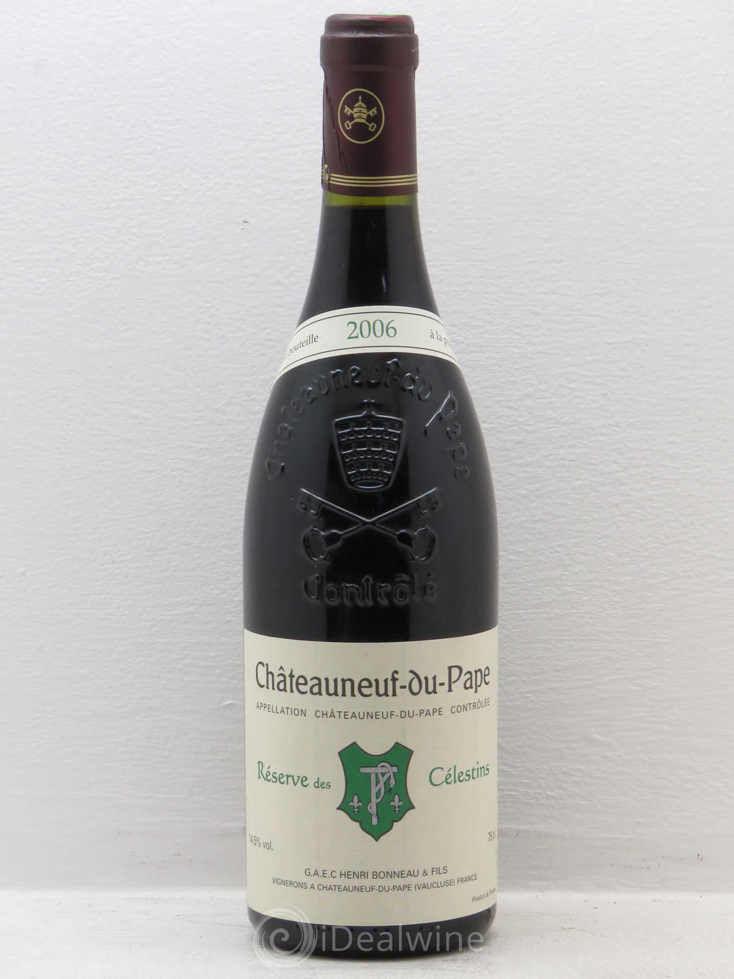 Châteauneuf-du-Pape Réserve des Célestins Henri Bonneau & Fils 2006 - Lot de 1 bouteille - 0