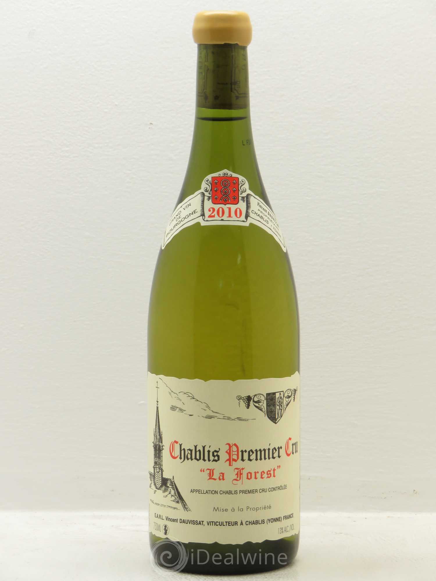 Chablis 1er Cru La Forest Vincent Dauvissat (Domaine) 2010 - Lot de 1 bouteille - 0