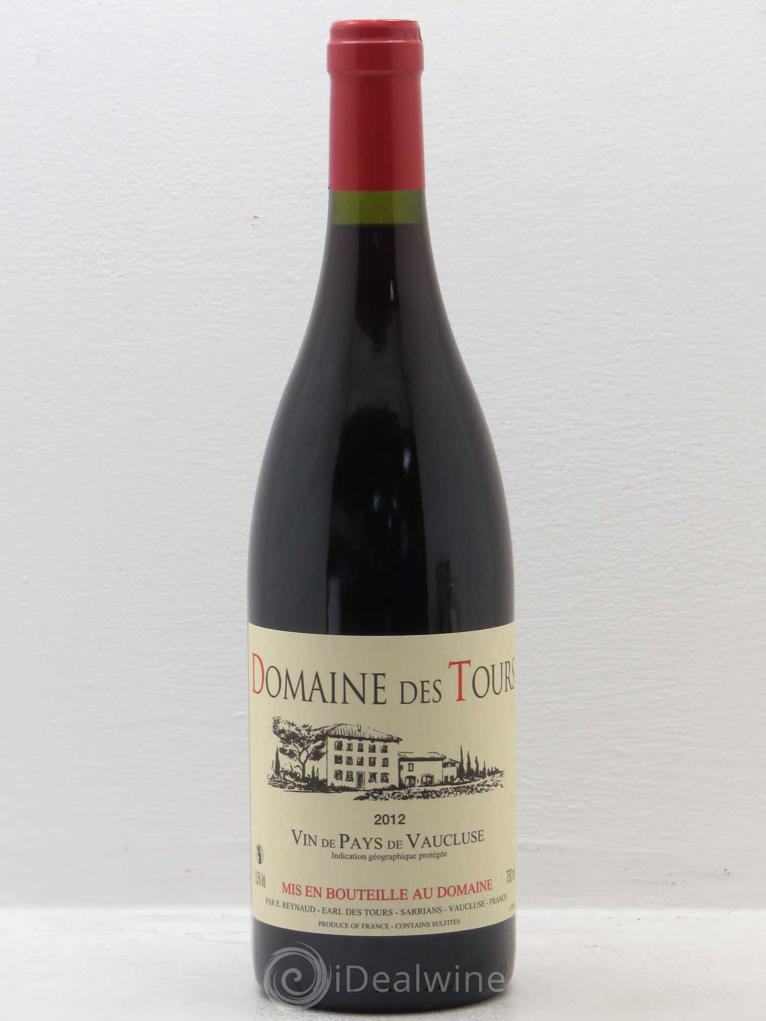 IGP Vaucluse (Vin de Pays de Vaucluse) Domaine des Tours Emmanuel Reynaud 2012 - Lot de 1 bouteille - 0