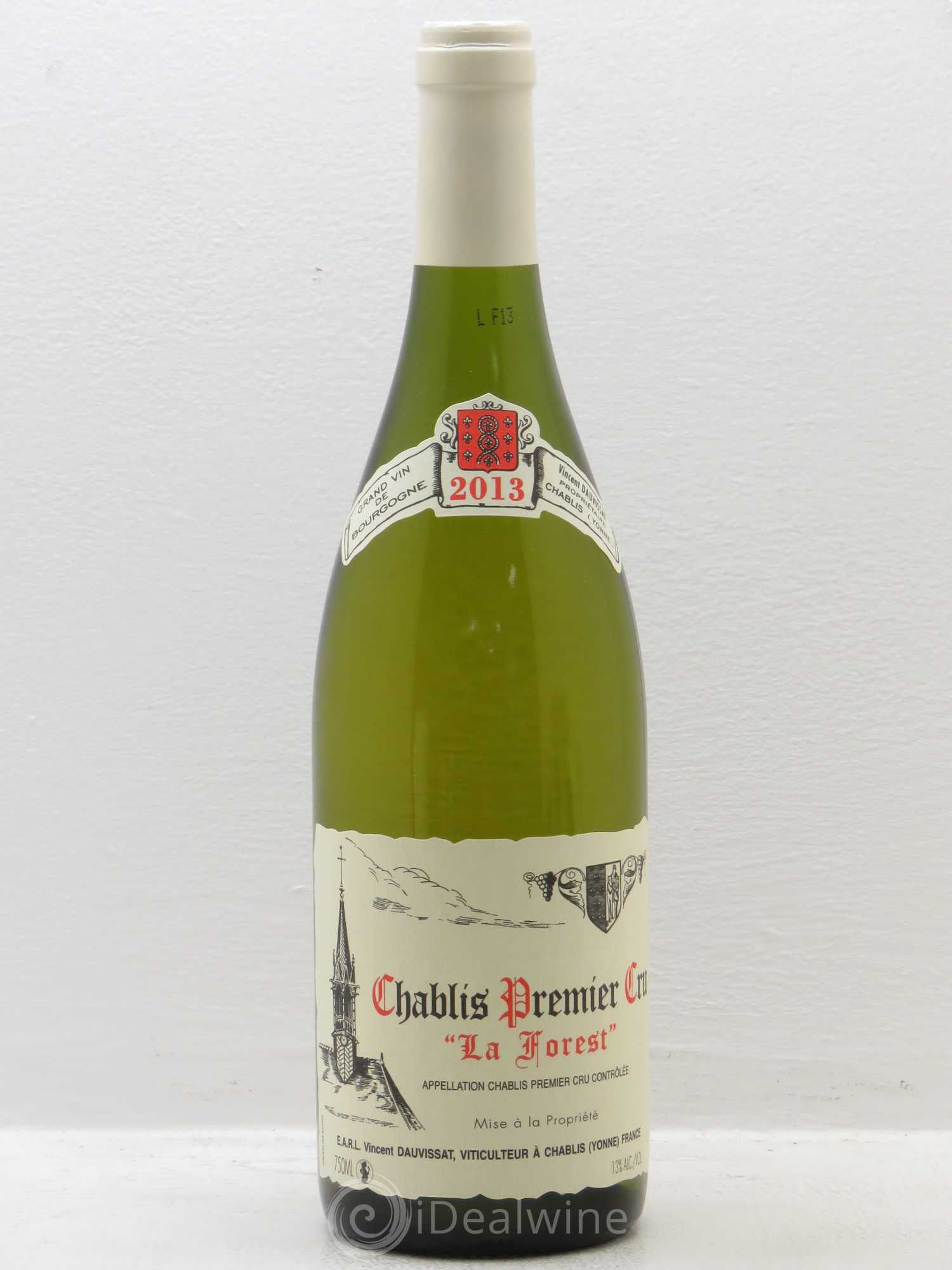 Chablis 1er Cru La Forest Vincent Dauvissat (Domaine) 2013 - Lot de 1 bouteille - 0
