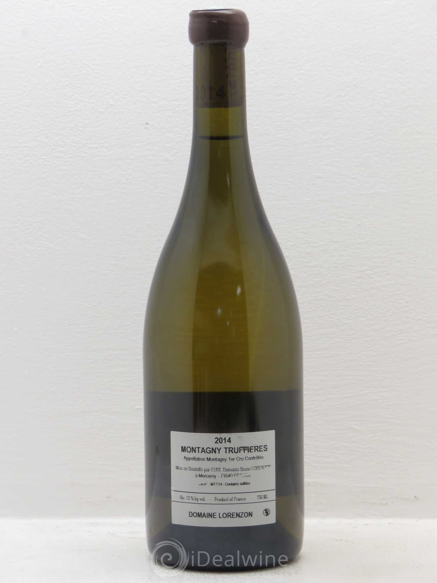 Monthélie 1er Cru Lorenzon Les Truffières 2014 - Posten von 1 Flasche - 1