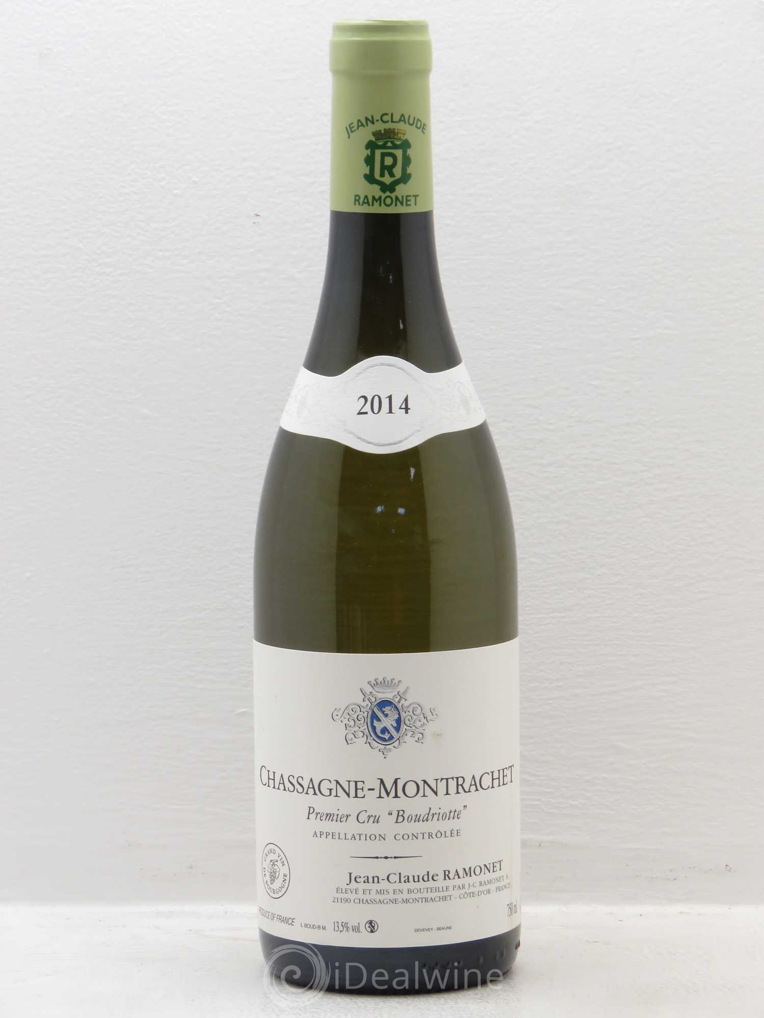 Chassagne-Montrachet 1er Cru Boudriotte Ramonet (Domaine) 2014 - Lot de 1 bouteille - 0