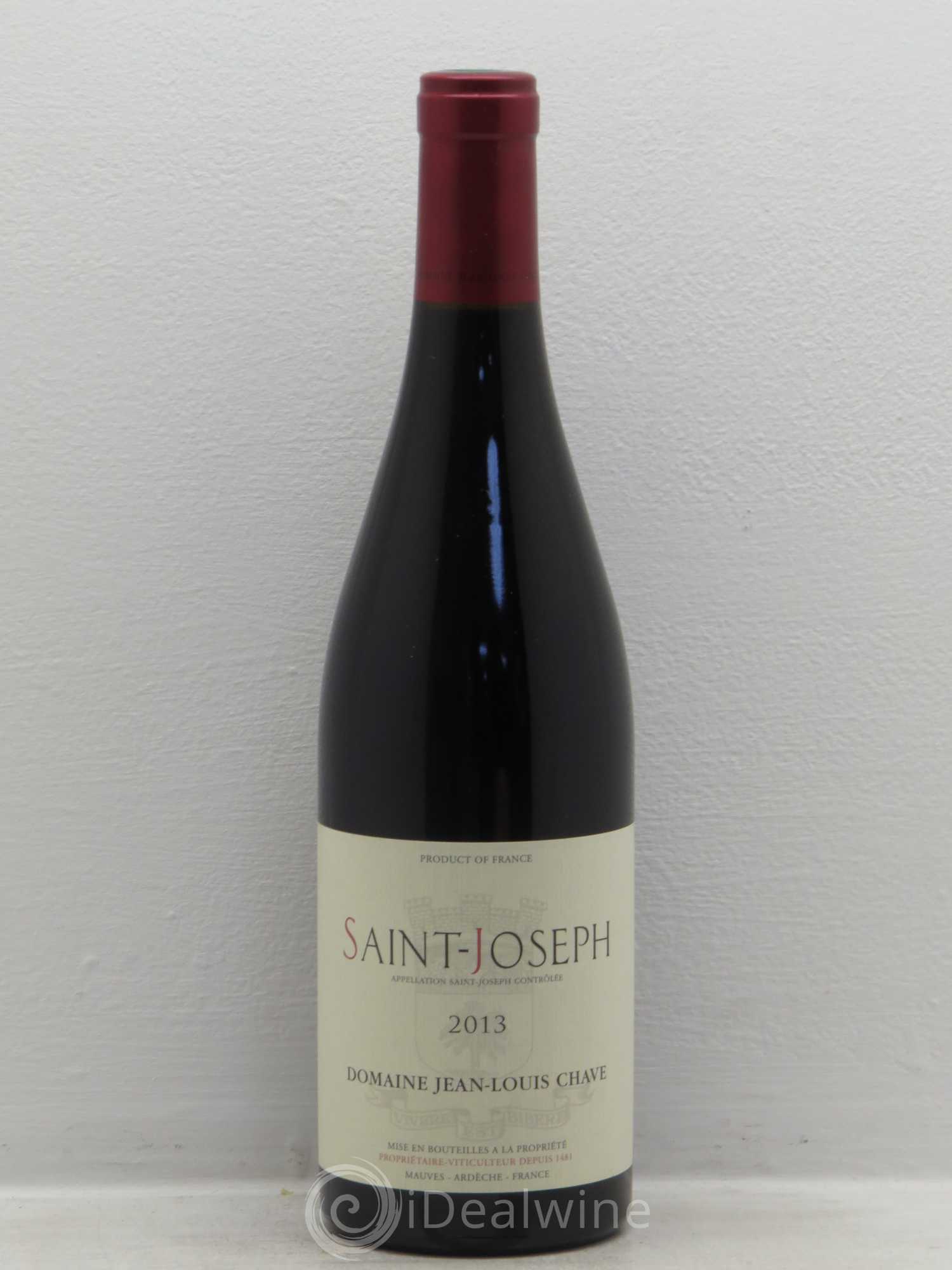 Saint-Joseph Jean-Louis Chave 2013 - Lot de 1 bouteille - 0