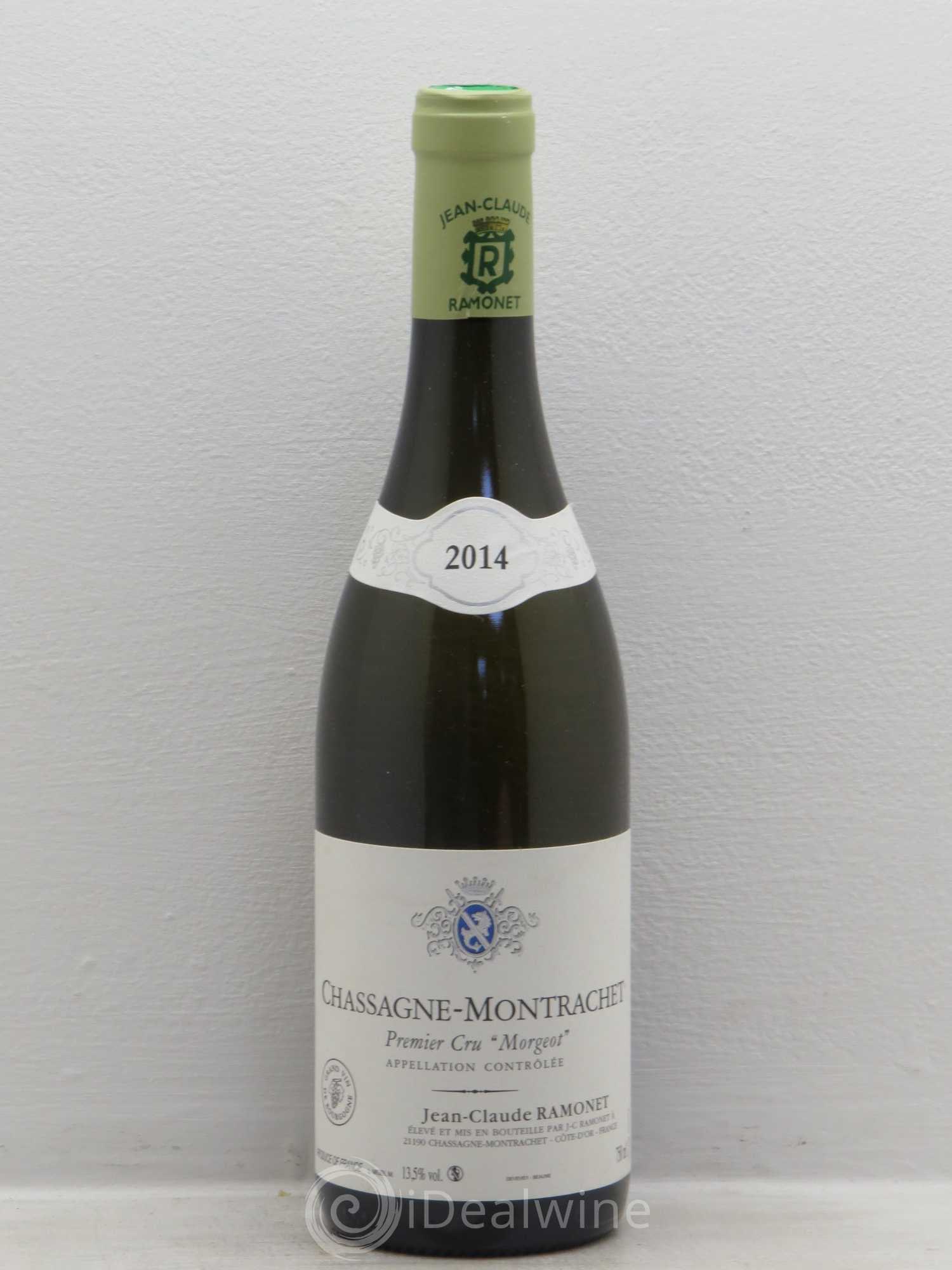 Chassagne-Montrachet 1er Cru Morgeot Ramonet (Domaine) 2014 - Lot de 1 bouteille - 0