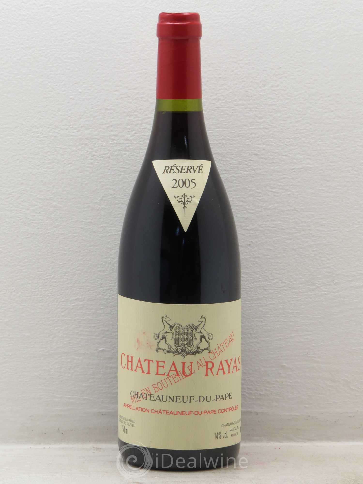 Châteauneuf-du-Pape Château Rayas Emmanuel Reynaud 2005 - Lot de 1 bouteille - 0