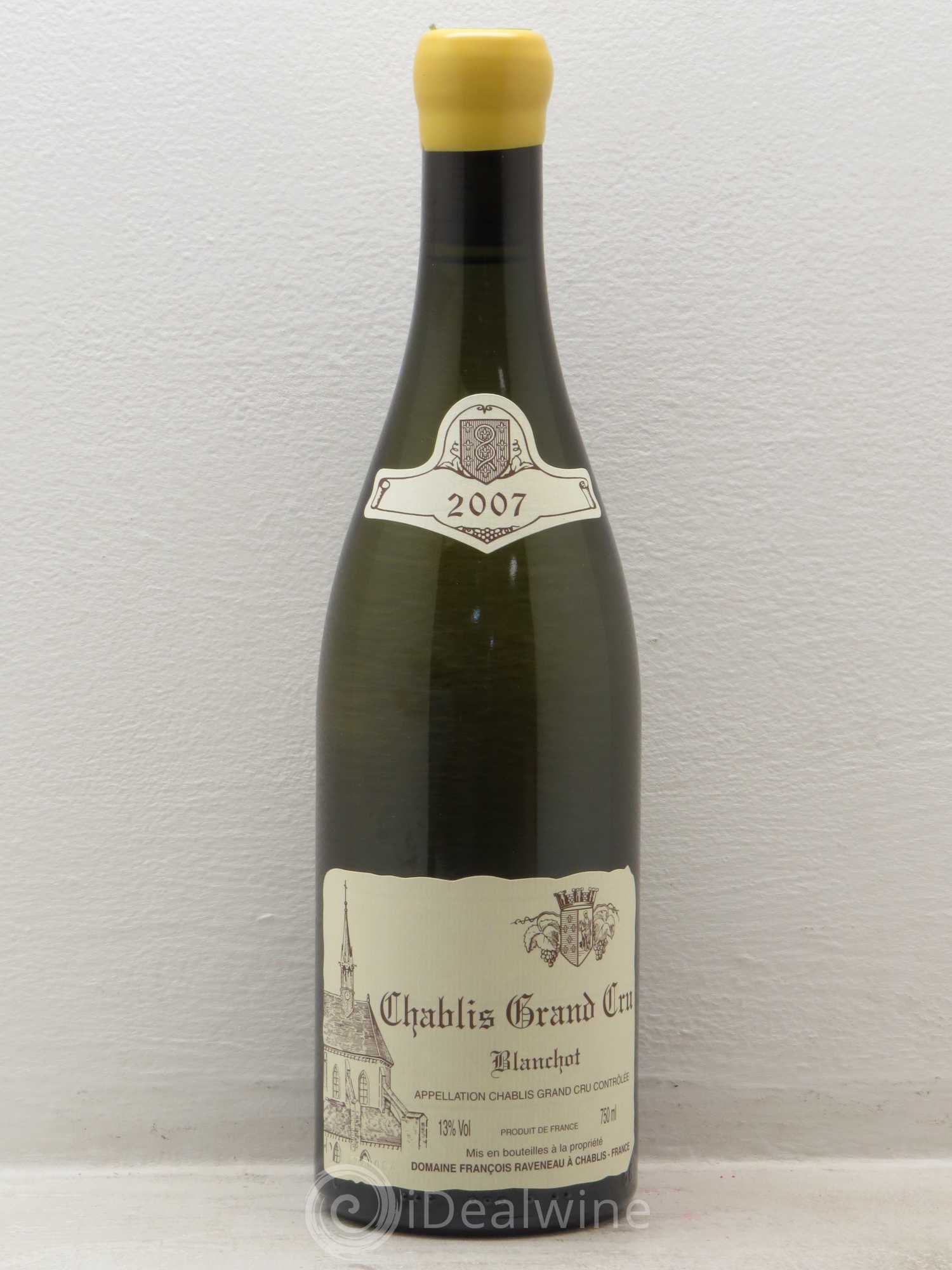 Chablis Grand Cru Blanchot Raveneau (Domaine) 2007 - Lot de 1 bouteille - 0