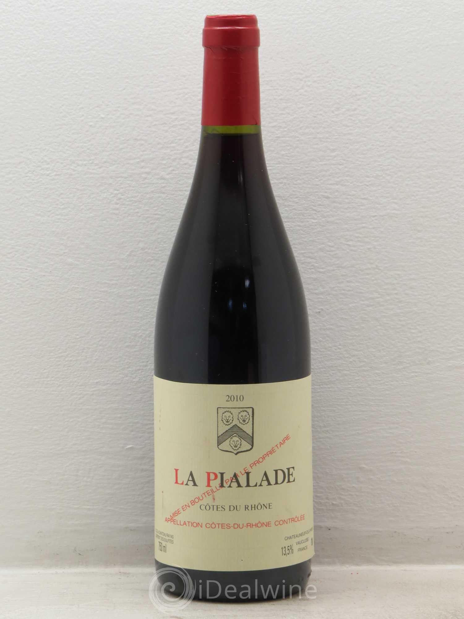 Côtes-du-Rhône La Pialade Emmanuel Reynaud 2010 - Lot de 1 bouteille - 0