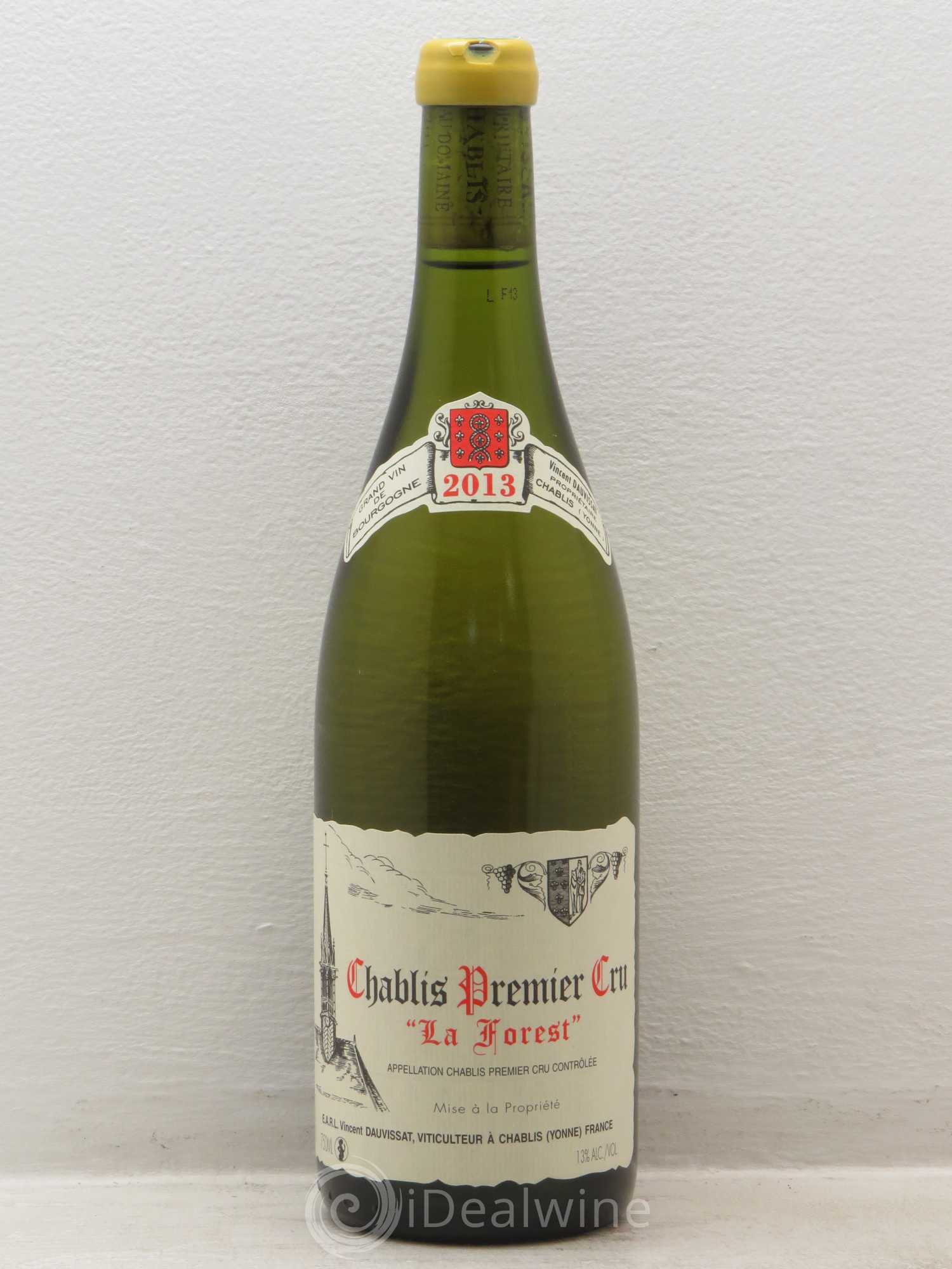 Chablis 1er Cru La Forest Vincent Dauvissat (Domaine) 2013 - Lot de 1 bouteille - 0