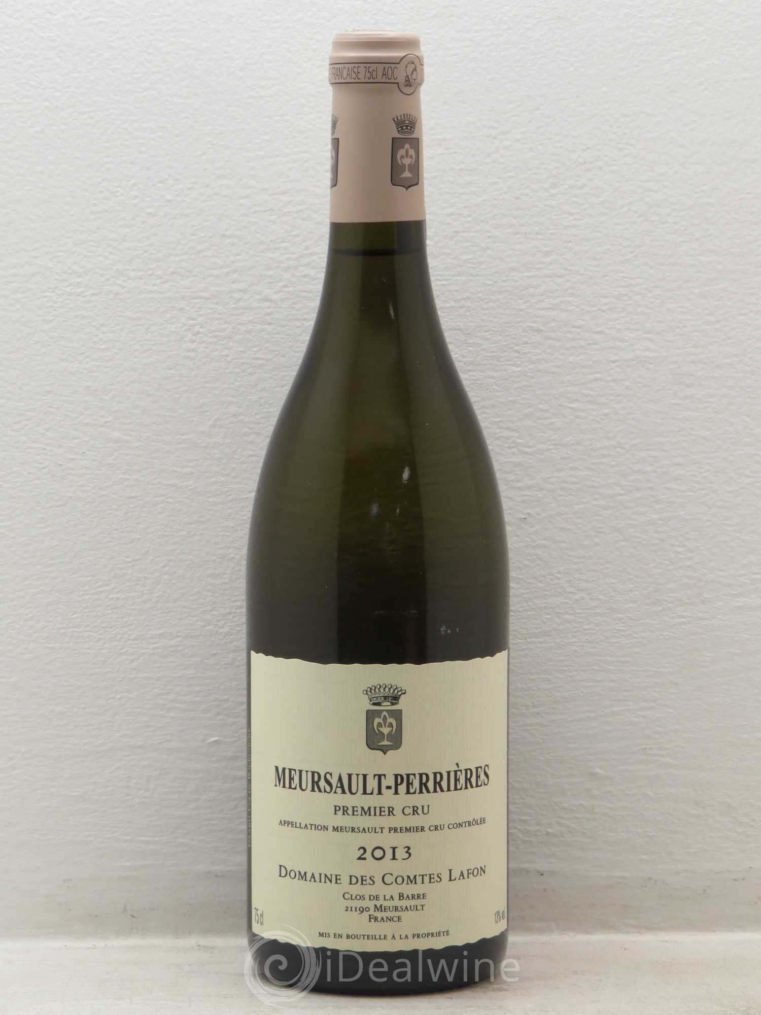 Meursault 1er Cru Perrières Comtes Lafon (Domaine des) 2013 - Lot de 1 bouteille - 0
