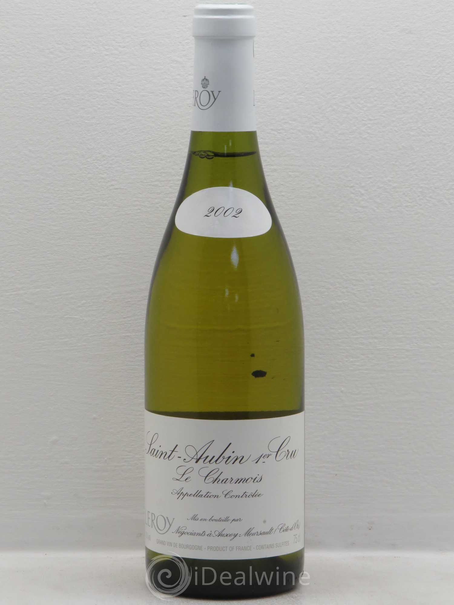Saint-Aubin 1er Cru Les Charmois Leroy SA 2002 - Posten von 1 Flasche - 0