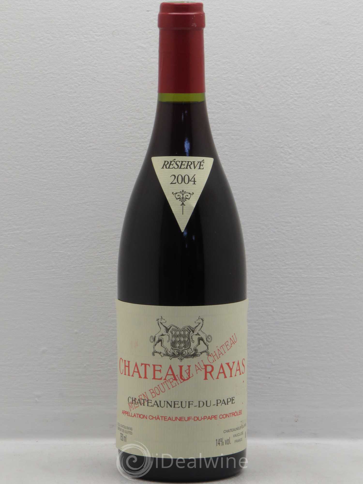Châteauneuf-du-Pape Château Rayas Emmanuel Reynaud 2004 - Lot de 1 bouteille - 0