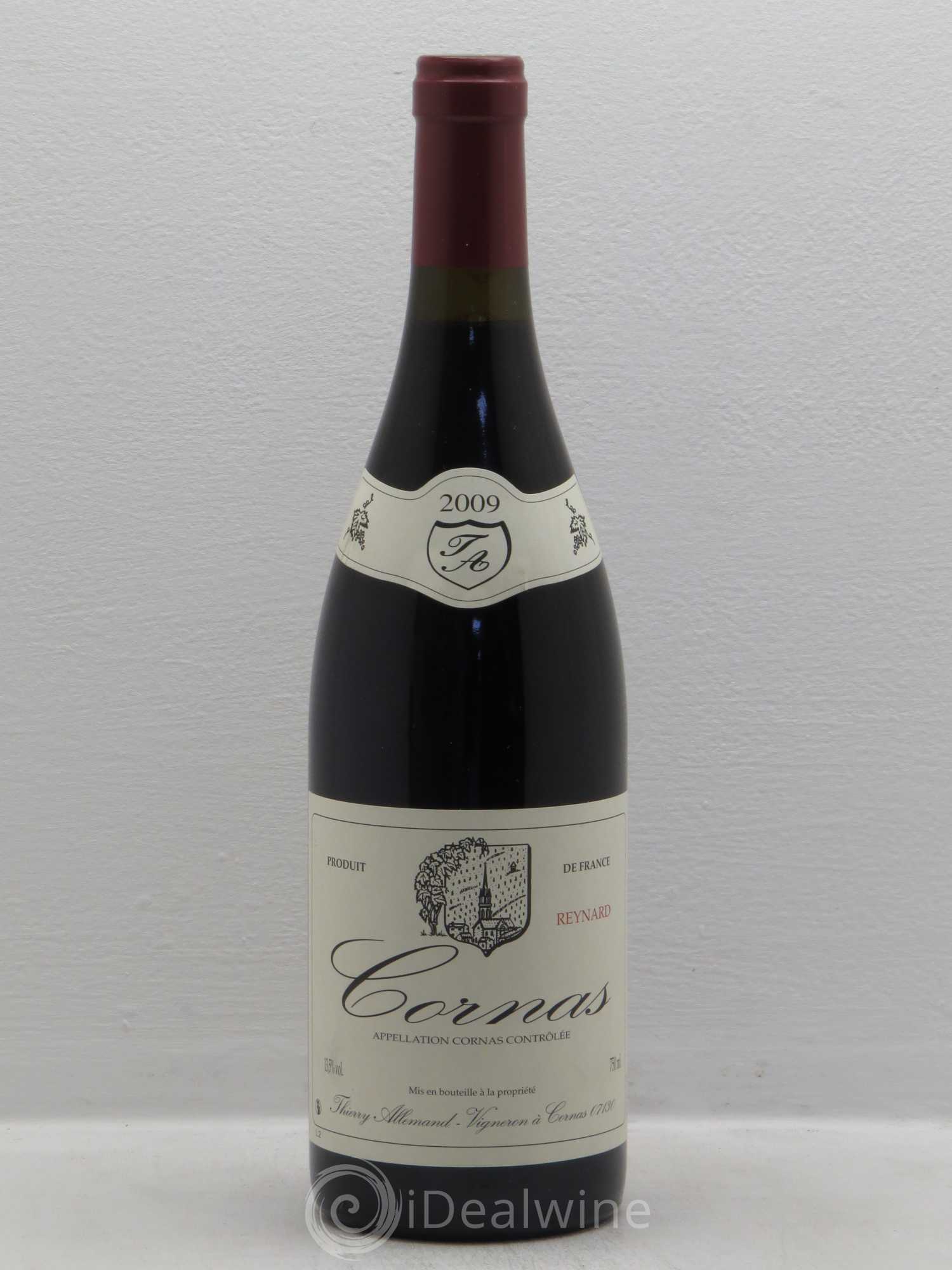 Cornas Reynard Thierry Allemand 2009 - Lot de 1 bouteille - 0