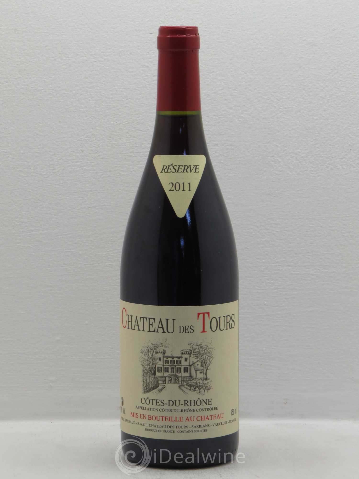 Côtes-du-Rhône Château des Tours Emmanuel Reynaud 2011 - Lot de 1 bouteille - 0