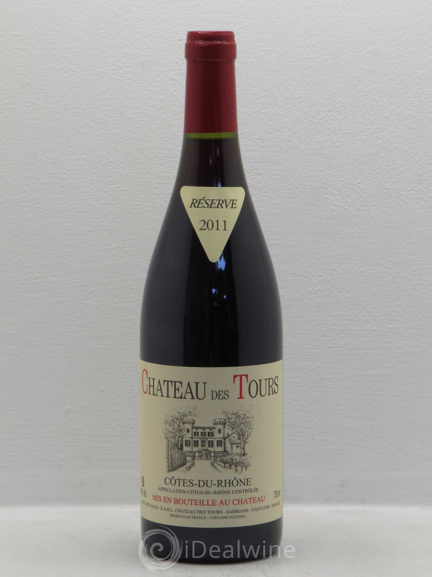 Côtes-du-Rhône Château des Tours Emmanuel Reynaud 2011 - Lot de 1 bouteille - 0