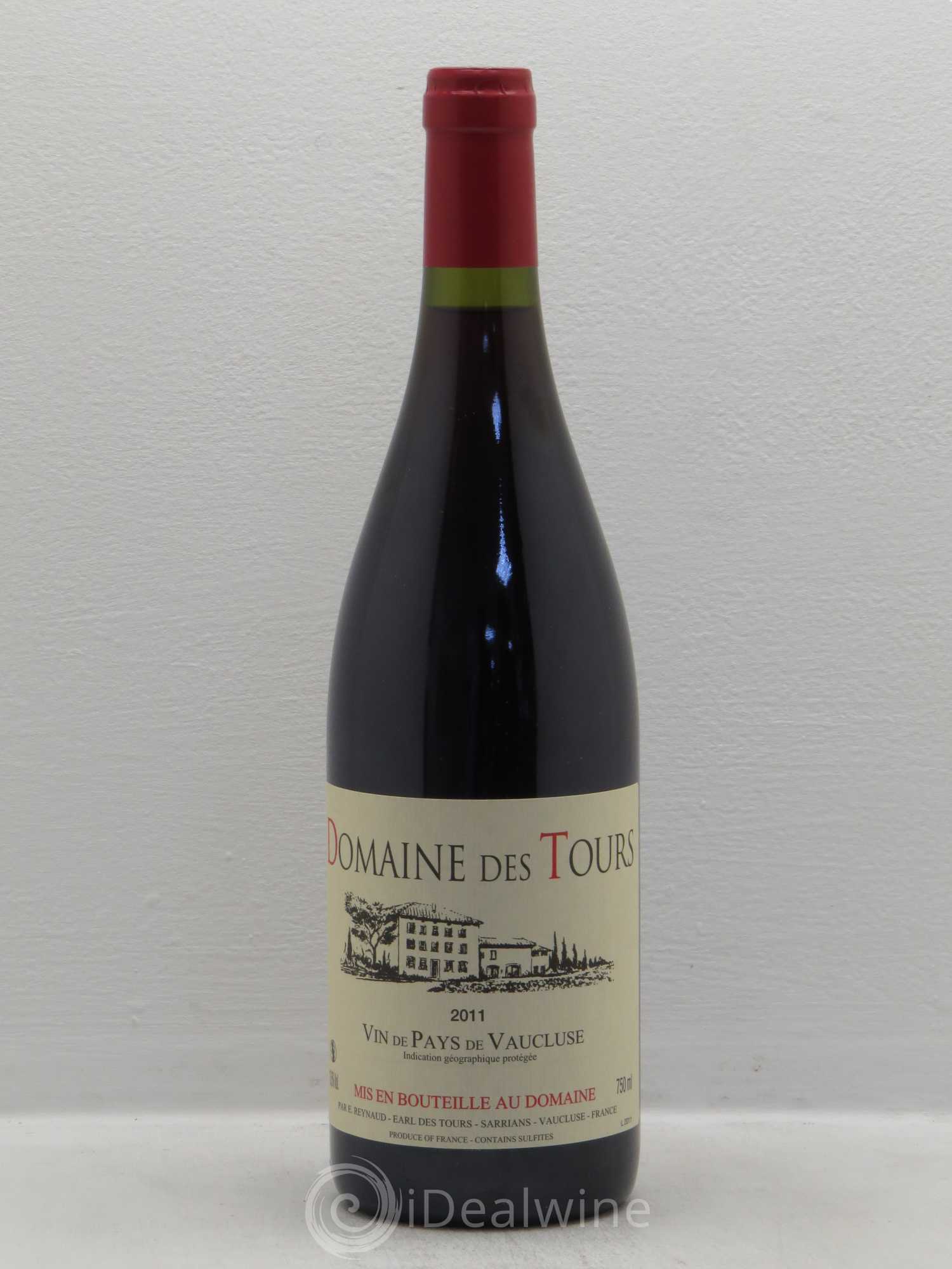 Vaucluse (Vin de Pays de Vaucluse) Domaine des Tours Emmanuel Reynaud 2011 - Lot de 1 bouteille - 0