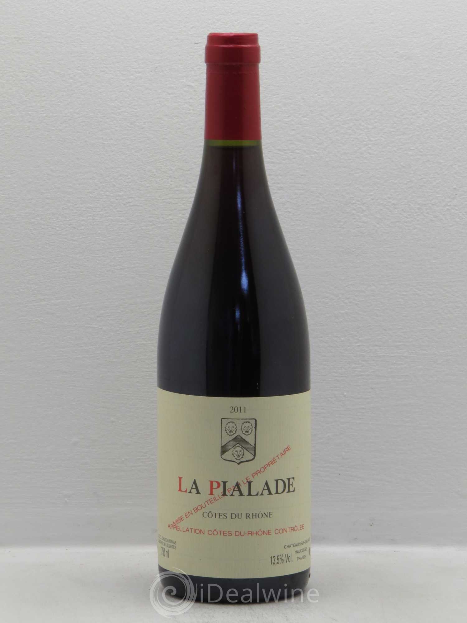 Côtes-du-Rhône La Pialade Emmanuel Reynaud 2011 - Lot de 1 bouteille - 0