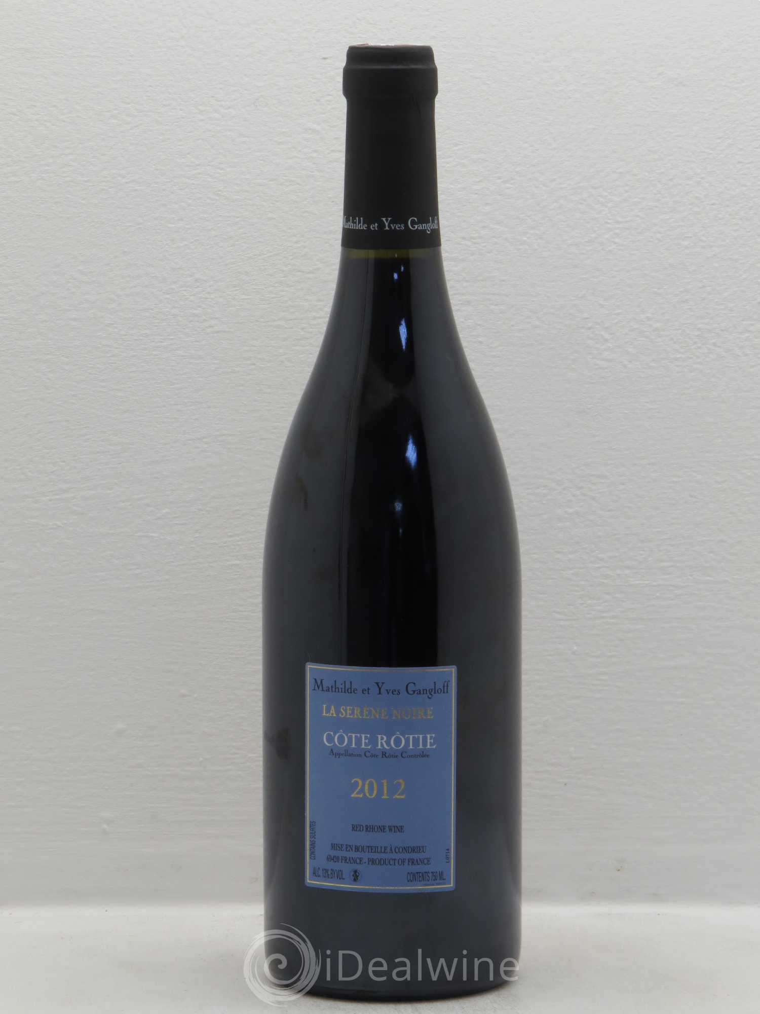 Côte-Rôtie La Sereine Noire Gangloff (Domaine) 2012 - Lot de 1 bouteille - 1