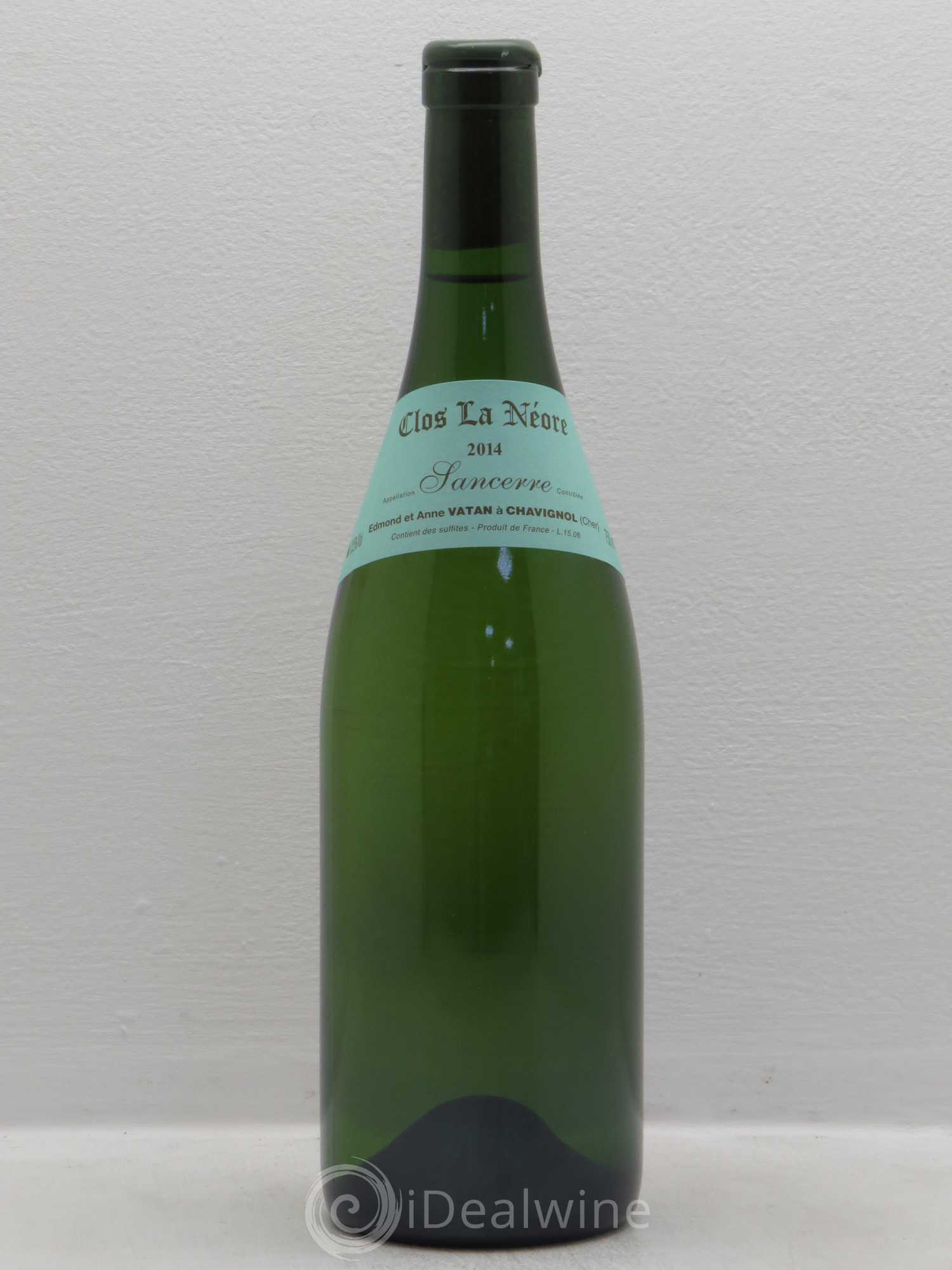 Sancerre Clos la Neore Edmond Vatan 2014 - Lot de 1 bouteille - 0