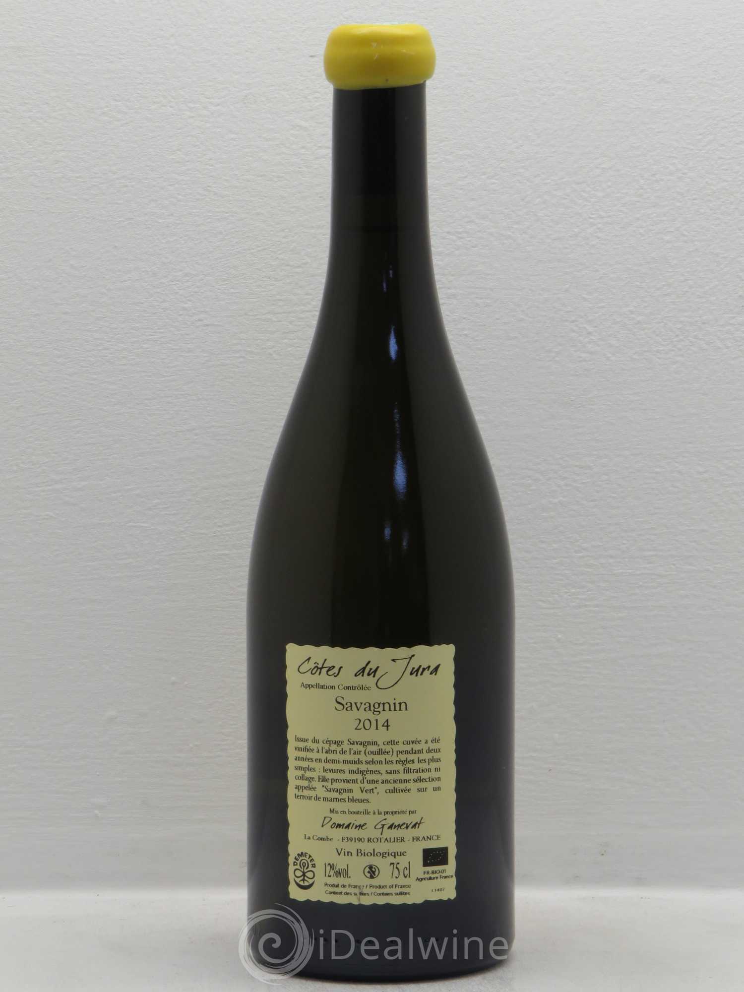 Côtes du Jura Les Chalasses Marnes Bleues Jean-François Ganevat (Domaine) 2014 - Lot de 1 bouteille - 1